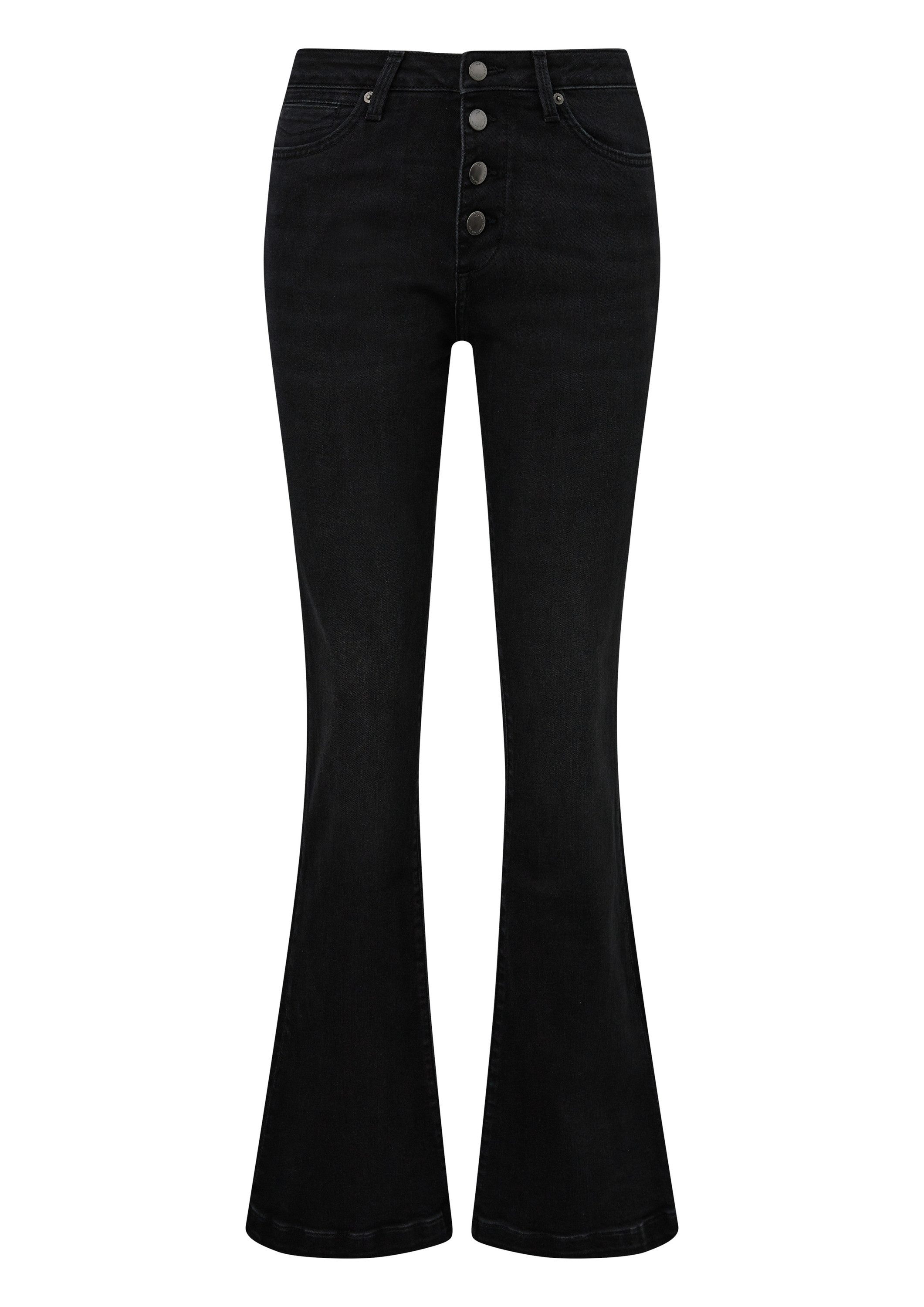 QS Bootcut-Jeans Jeans-Hose REENA Jeans Reena / Slim Fit / High Rise / Flared Leg
