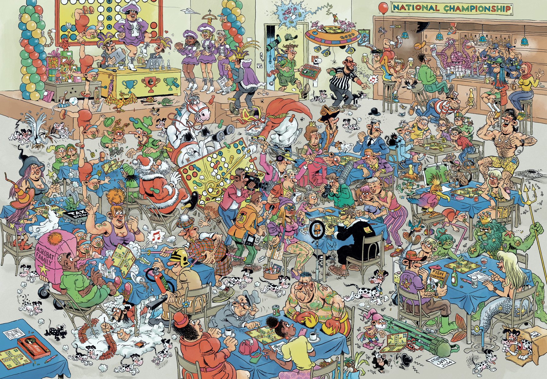 Jan van Haasteren Puzzle Jan van Haasteren Ludo Meisterschaft 2000 Teile Pu günstig online kaufen