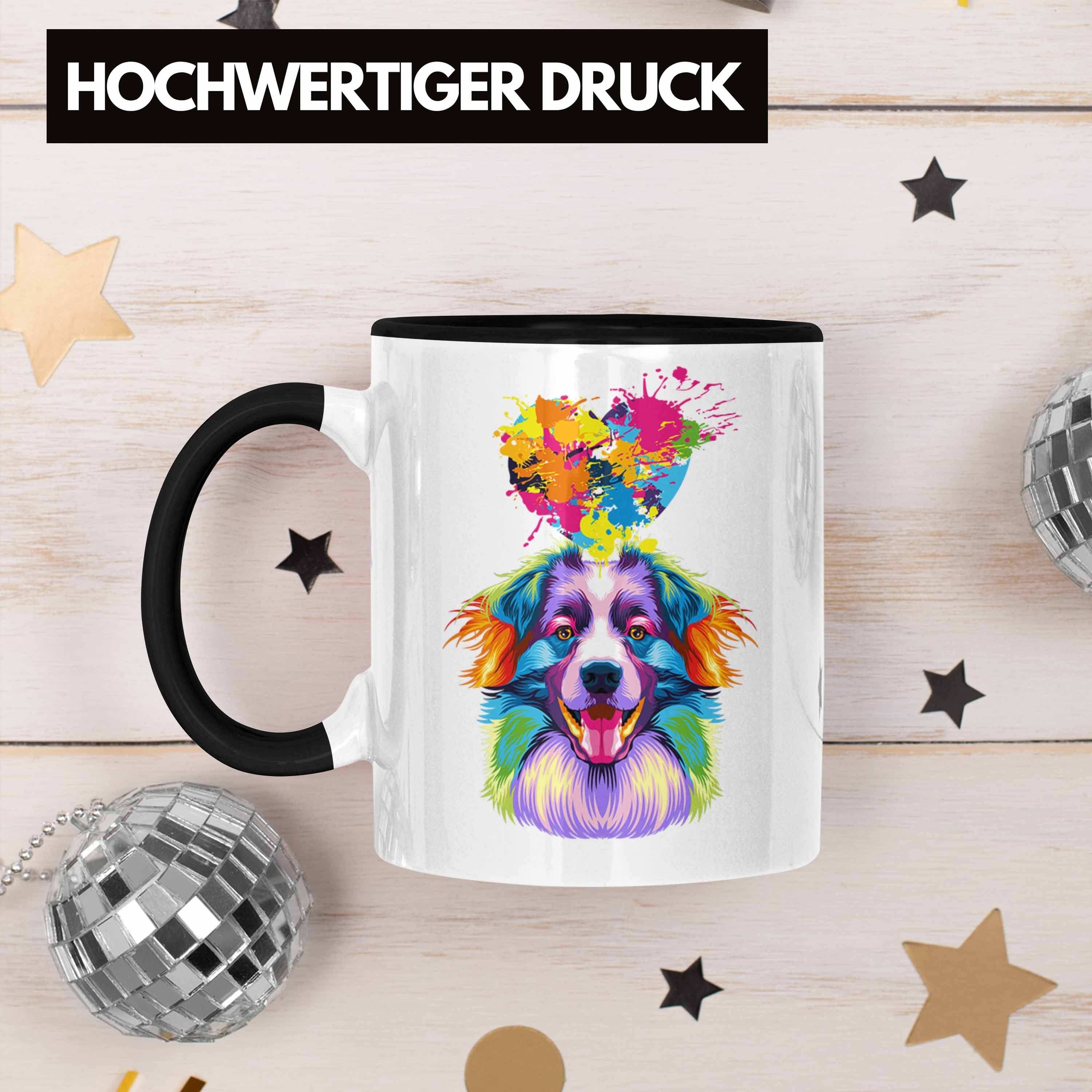 Farbe Geschenk Collies Border Gesc Lustiger Herz Schwarz Tasse Besitzer Spruch Trendation Tasse