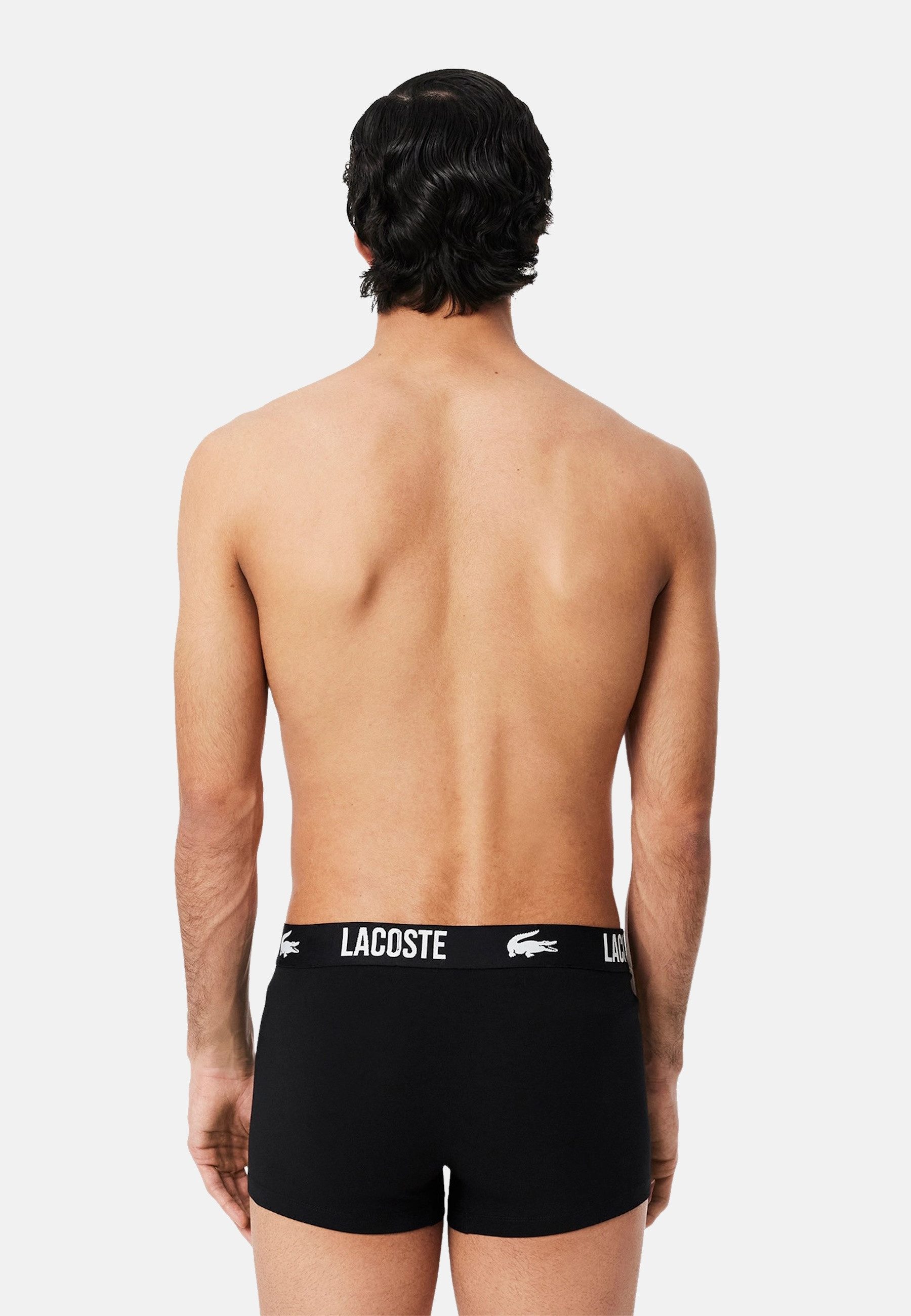 Lacoste Boxershorts Boxershorts Unterhosen 3-Pack (3-St)
