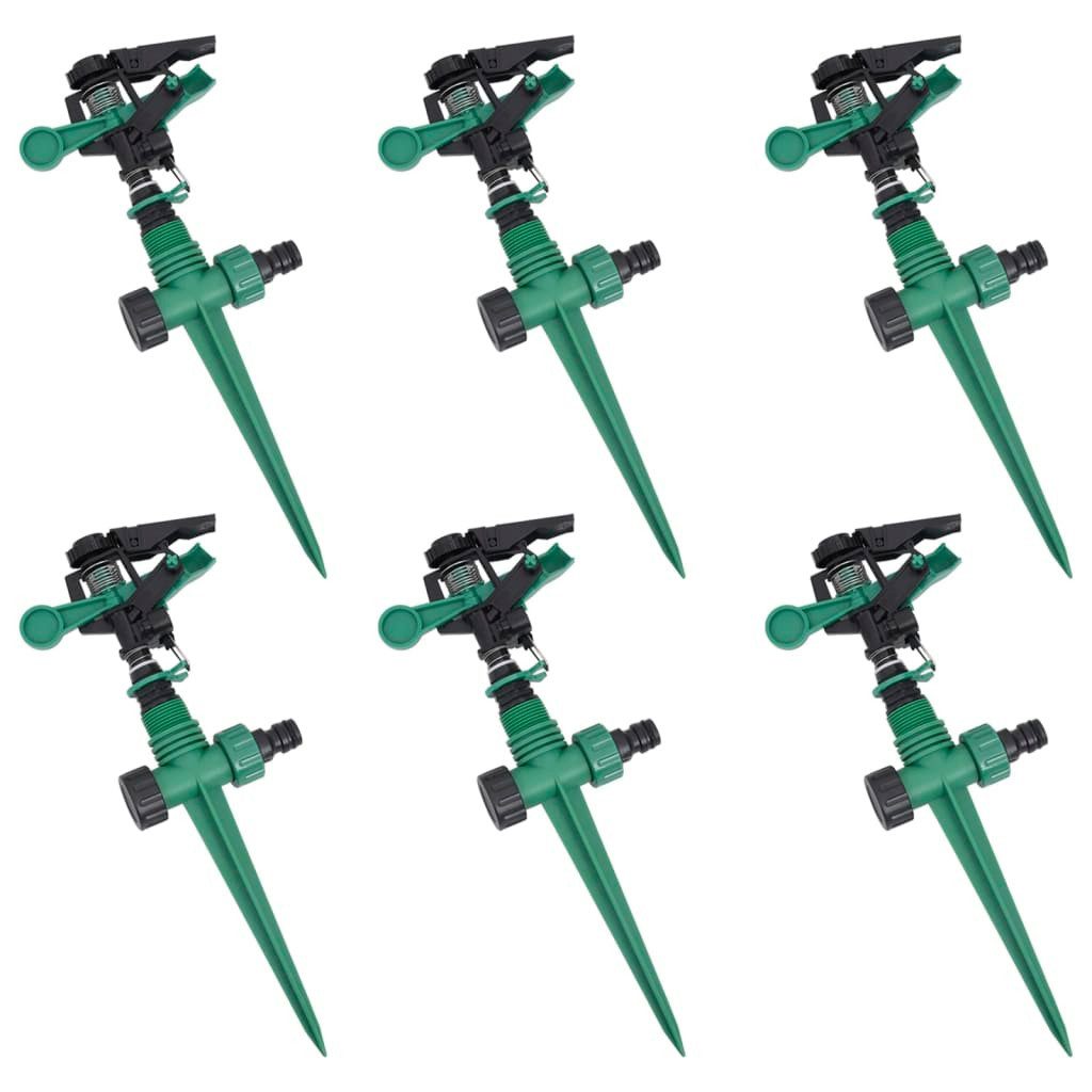 Bewässerungssystem Impuls-Rasensprenger Sprenger Sprinkler Impulsregner 6er