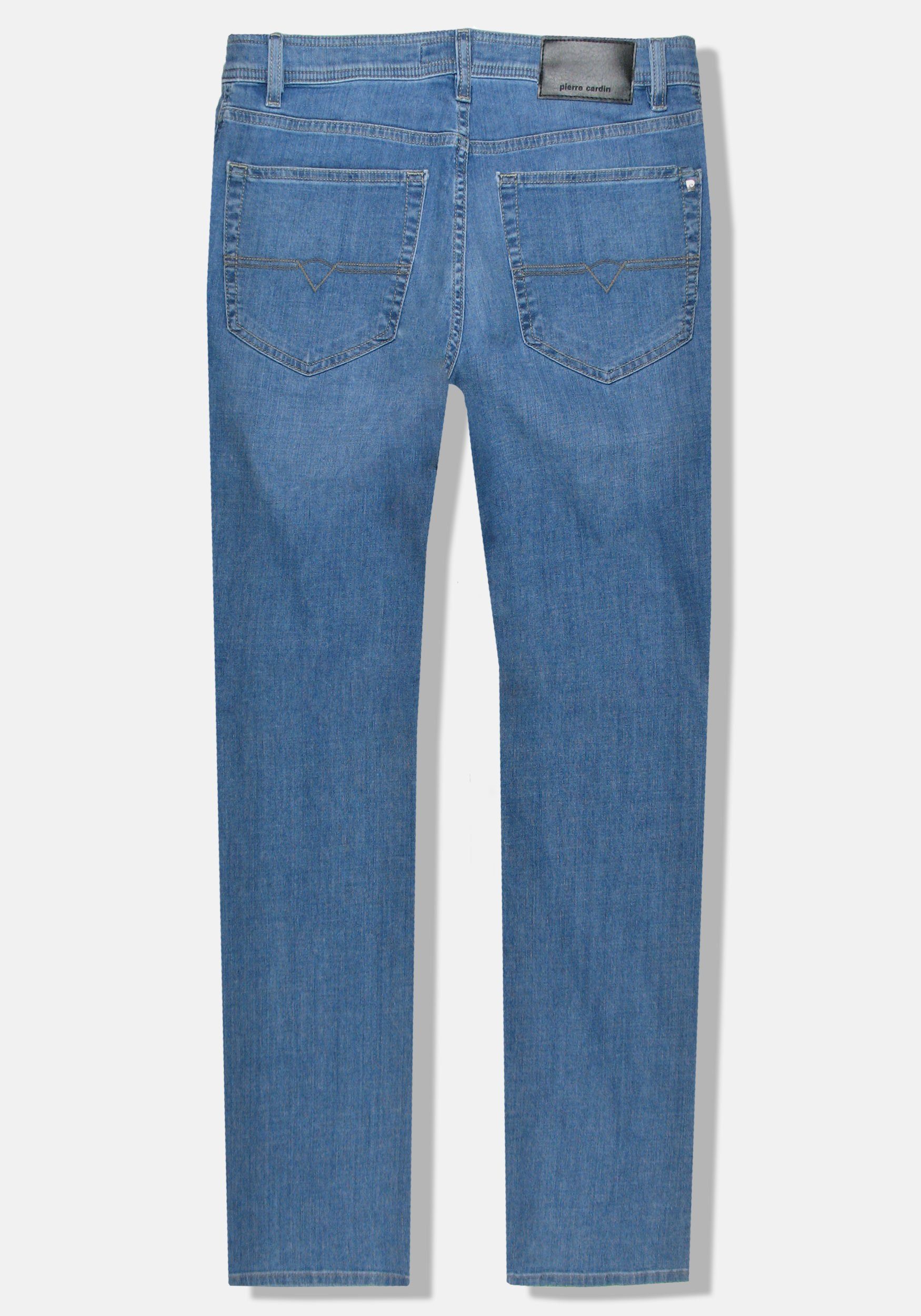Sommerjeans leichte Cardin Summer Blue 5-Pocket-Jeans Pierre Fit, Used Dijon Comfort