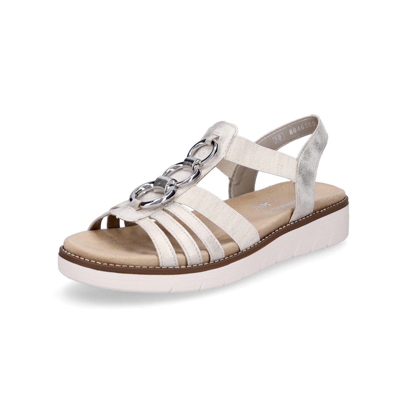 Remonte Damen Sandale beige gold Sandale
