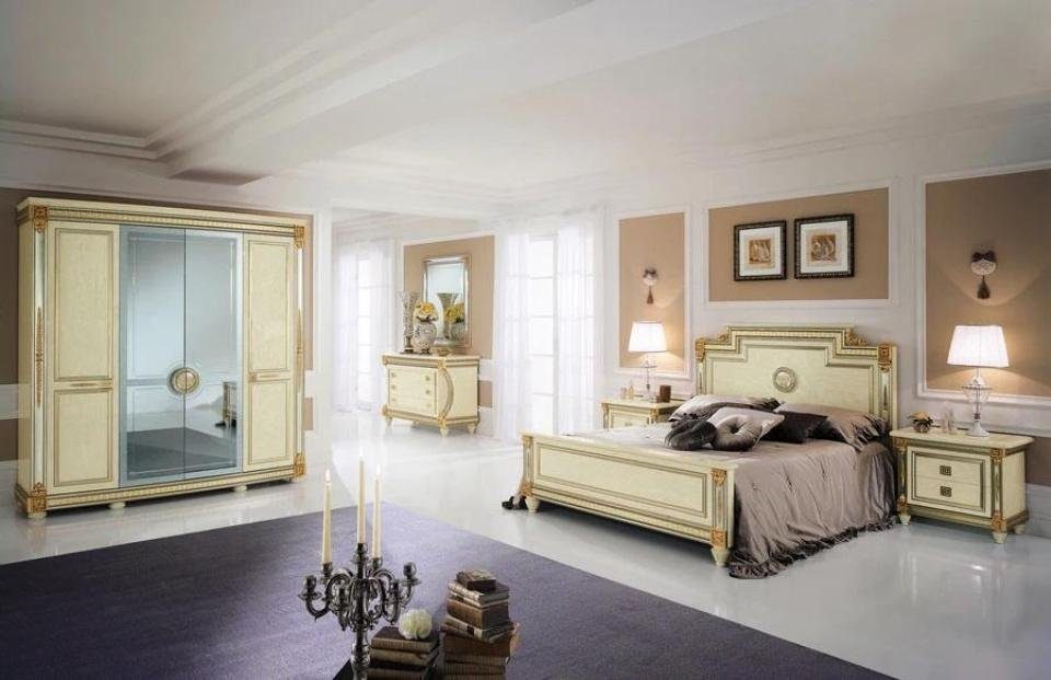 JVmoebel Bett Luxus Schlafzimmer Bett Betten Polster Doppel Hotel Design Luxus