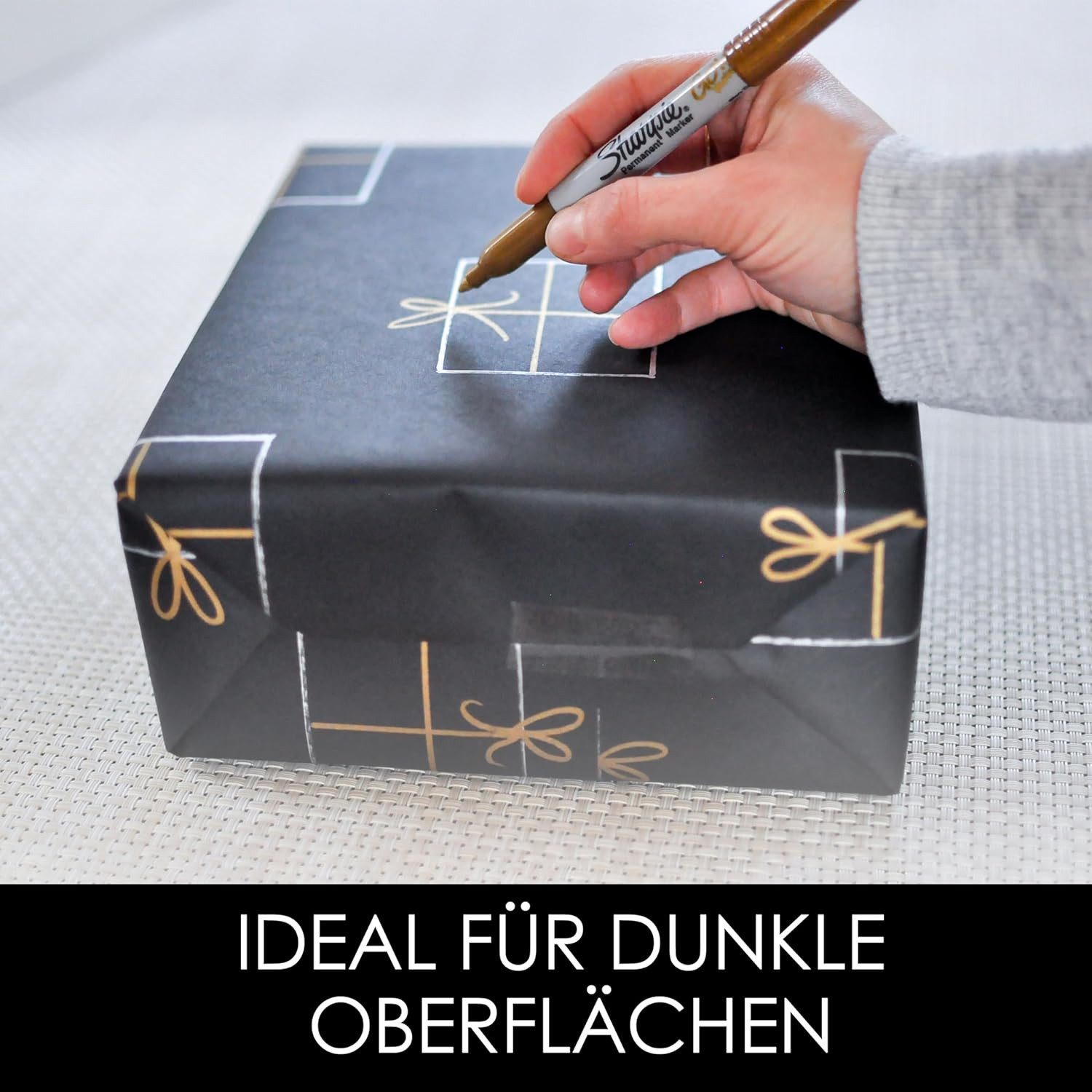 Sharpie Marker Sharpie PermMarker F Metallic Silber 1er