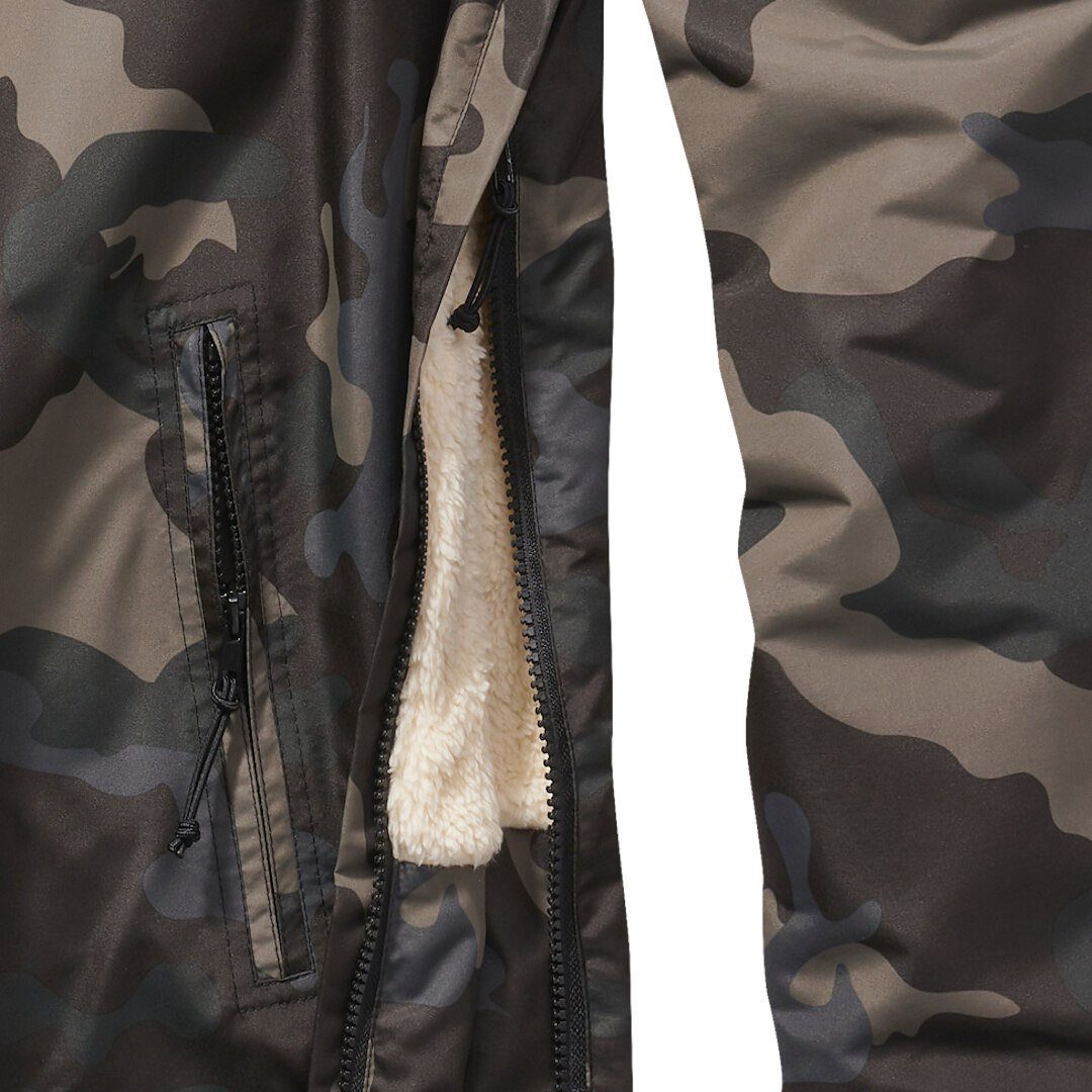 Brandit Motorradjacke Windbreaker Sherpa Jacke wasserabweisend günstig online kaufen