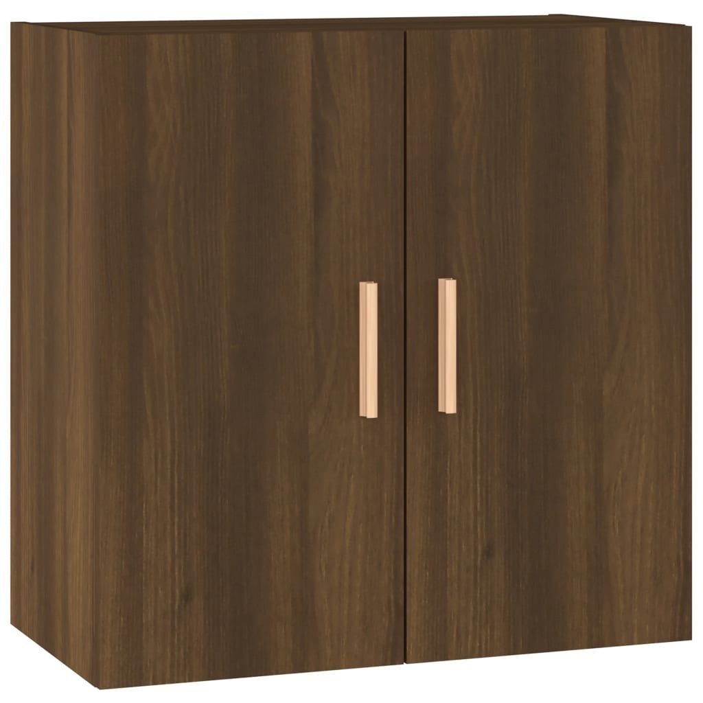 Braun cm Eichen-Optik (1-St) Holzwerkstoff vidaXL Braune Fächerschrank Wandschrank Eiche 60x30x60