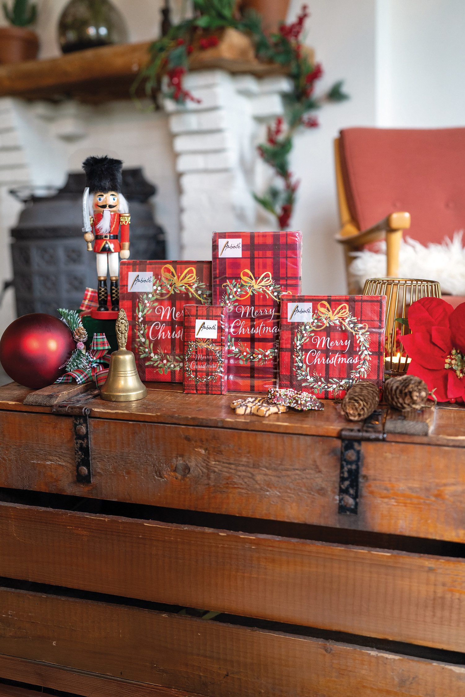 Ambiente® Geschirrtuch Christmas plaid, (2-tlg., 2-teilig), Geschirrtücher günstig online kaufen