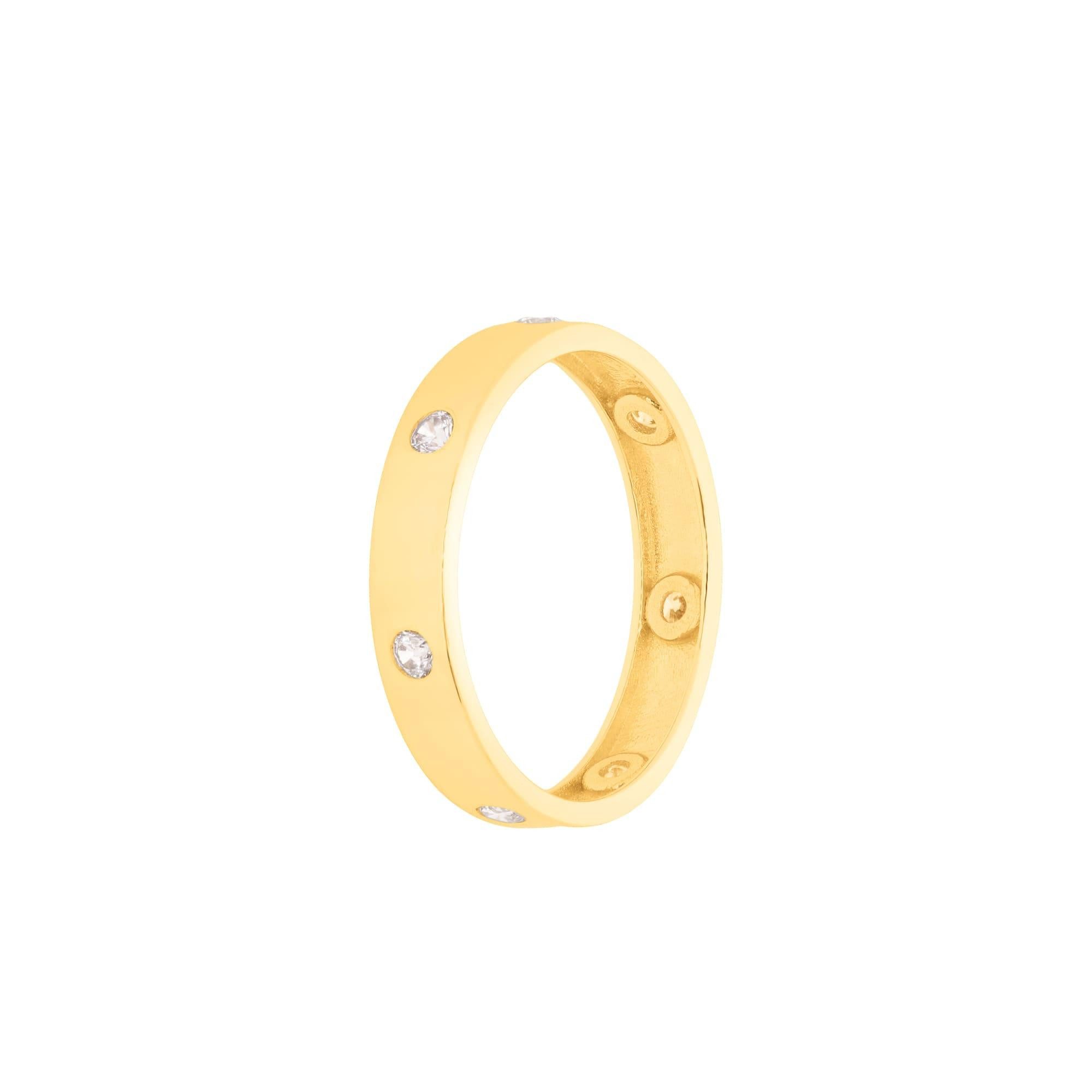 Suzan Gold Goldring Lucky Ring, Gelbgold günstig online kaufen
