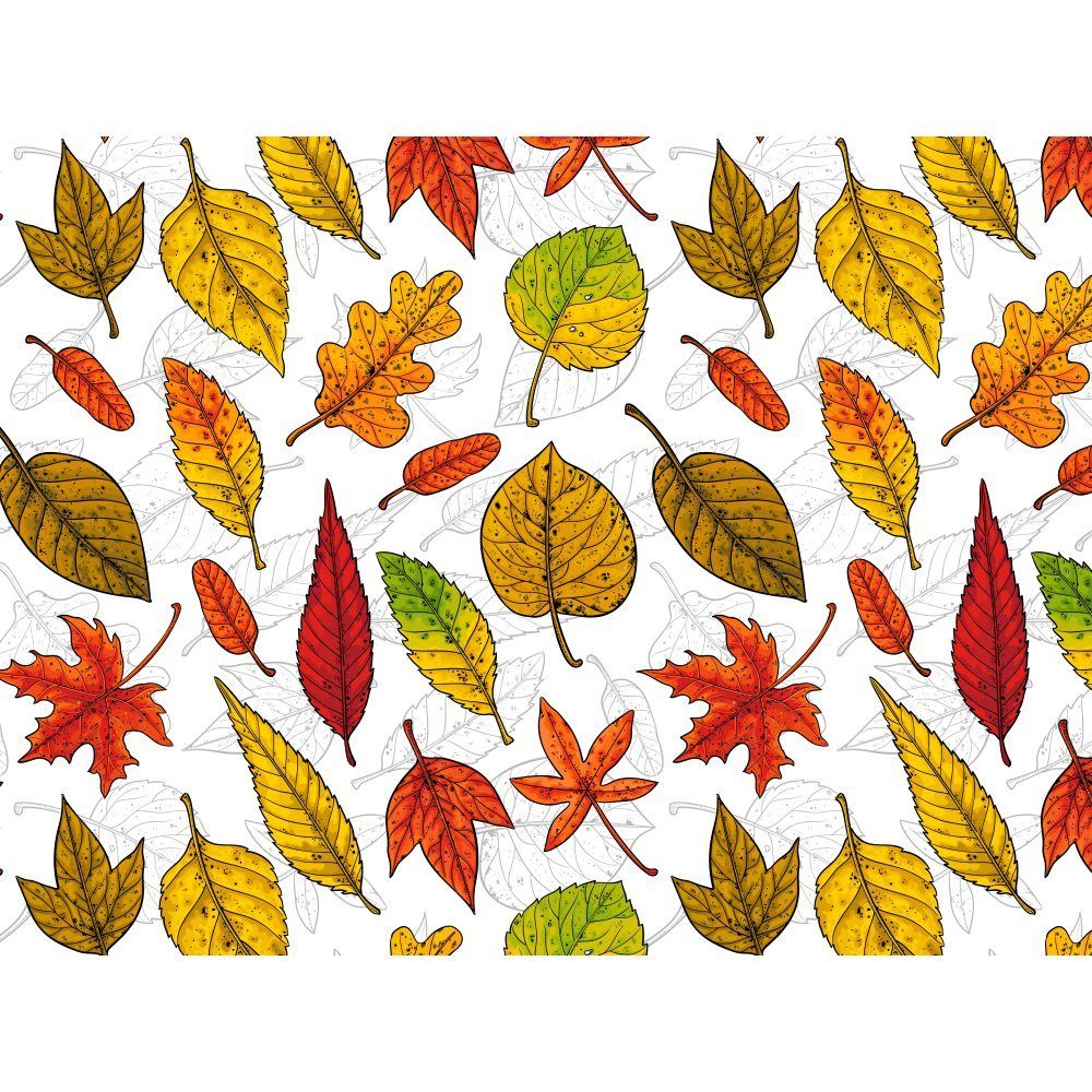 Platzset, raxxa Premium-Platzset"Autumn leaves", raxxa, (Set, 2-St., Platzdecken)