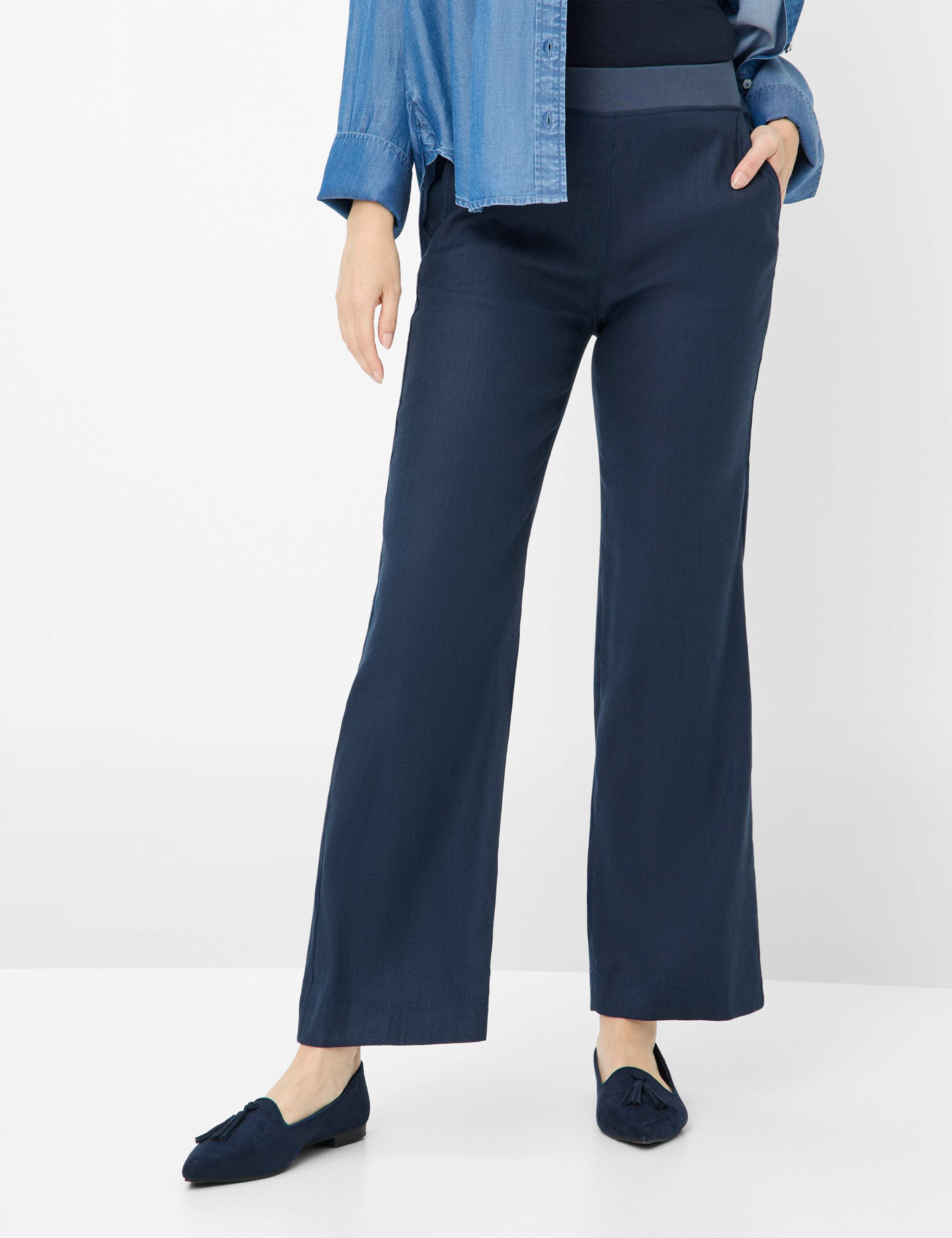 RAPHAELA by BRAX Leinenhose "Style PAM FLARED" günstig online kaufen