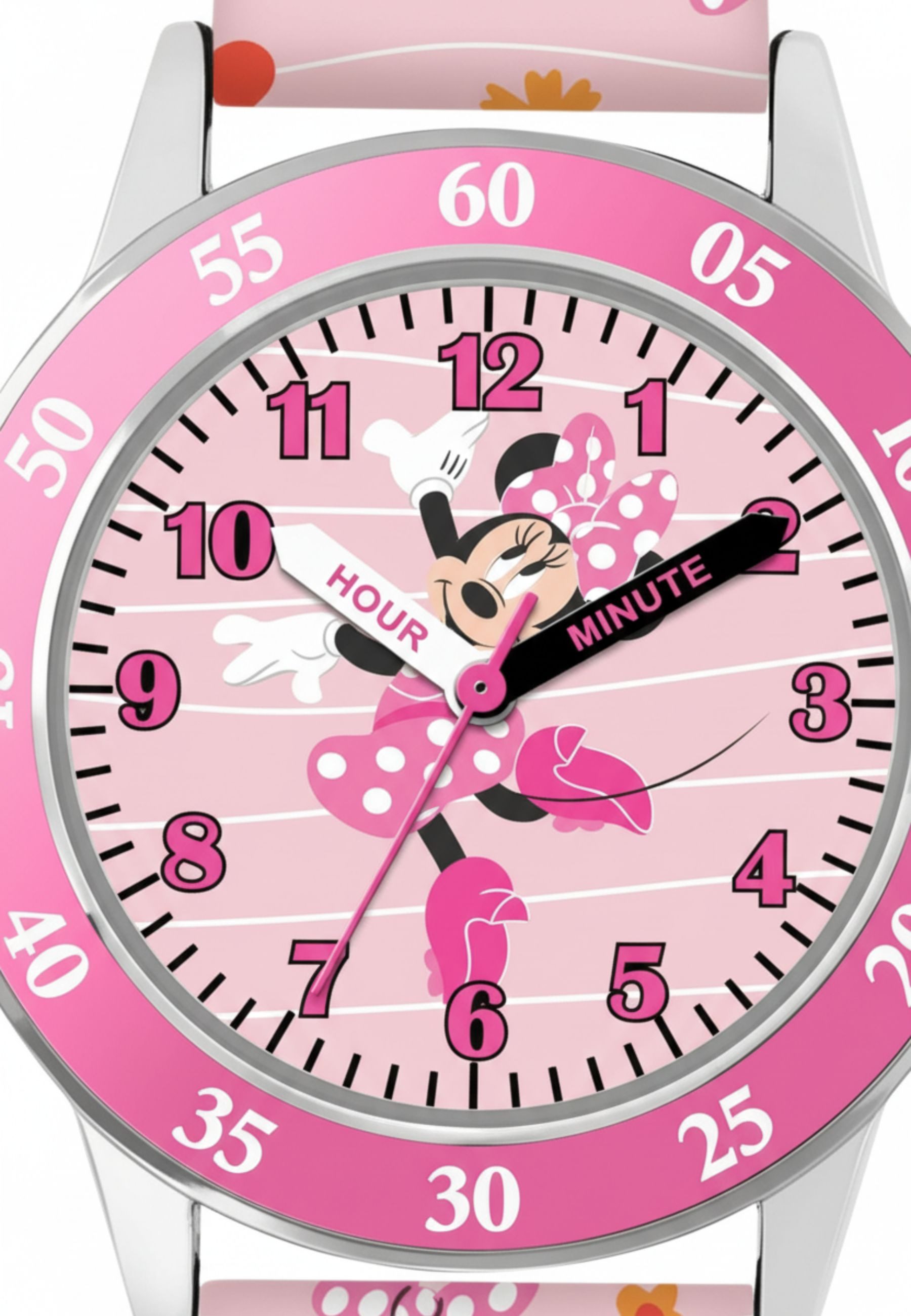 Disney Quarzuhr Minnie Time Teacher, (Set) – Bild 5 von 5