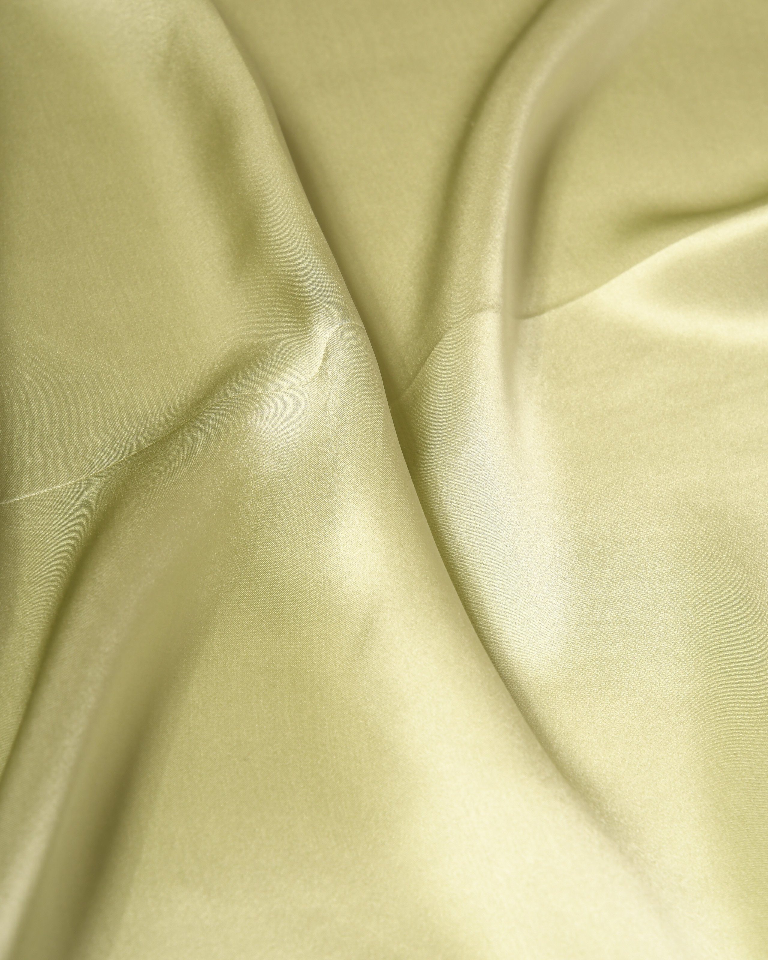 1-St), quadratisch Seide Bandana-Schal, 100% 53x53cm einfarbig grün Nickituch, (Stück, minze Seidentuch MayTree