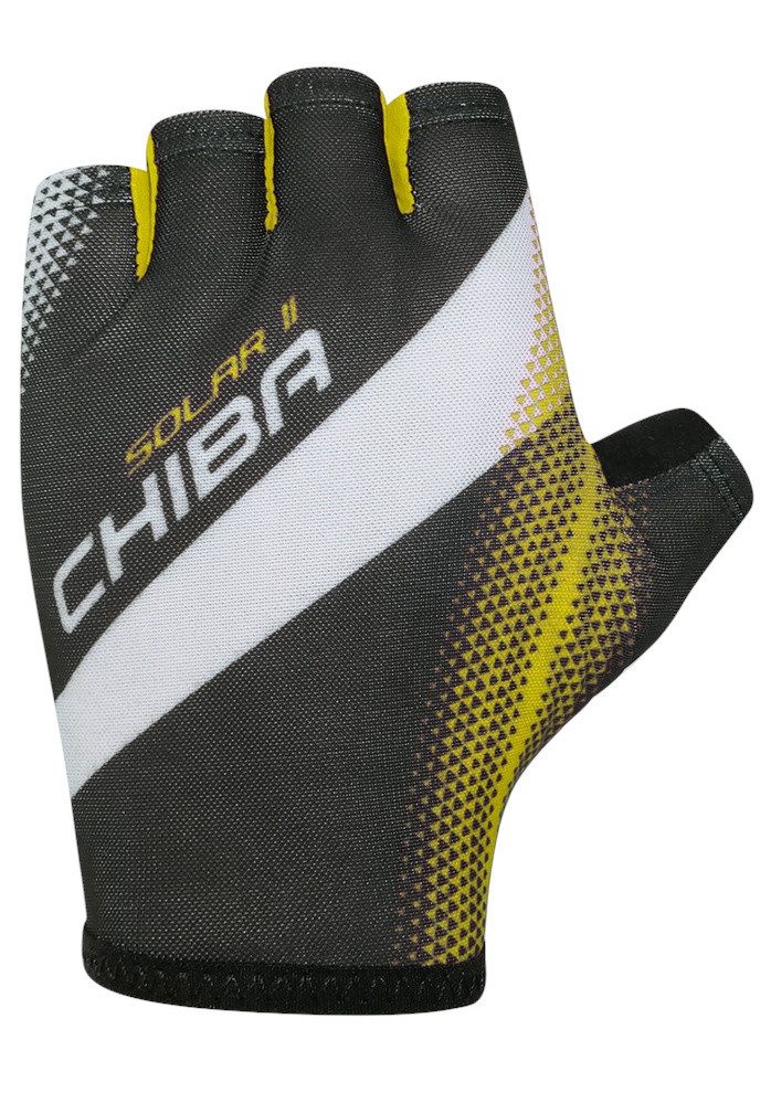 Fahrradhandschuhe Solar II schwarz/neongelb - 1 Paar