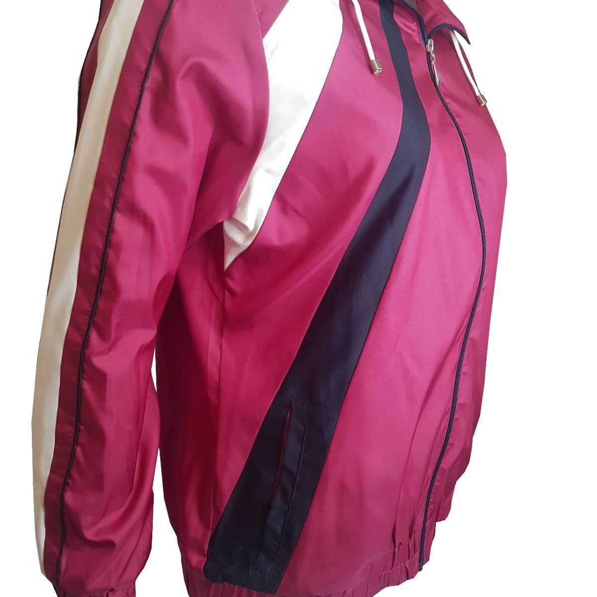 Authentic Klein Sweatjacke Damen Microfaser Sport aus Freizeitjacke und Pink