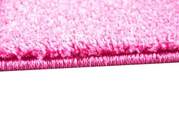 Kinderteppich Kinderteppich Spielteppich Kinderzimmer Teppich Zauberfee mit Schmetterlinge Pink Creme Rot Türkis, Teppich-Traum, rechteckig, Höhe: 13 mm