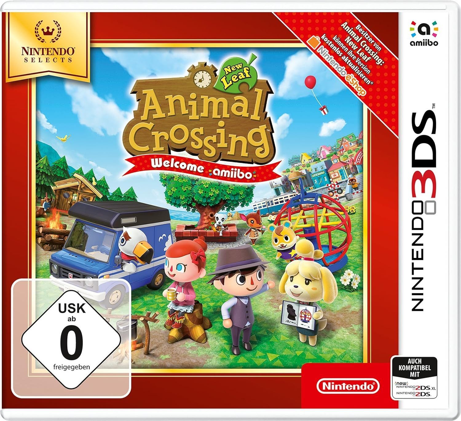 Animal Crossing 3DS New Leaf SELECTS Welcome Amiibo Nintendo 3DS
