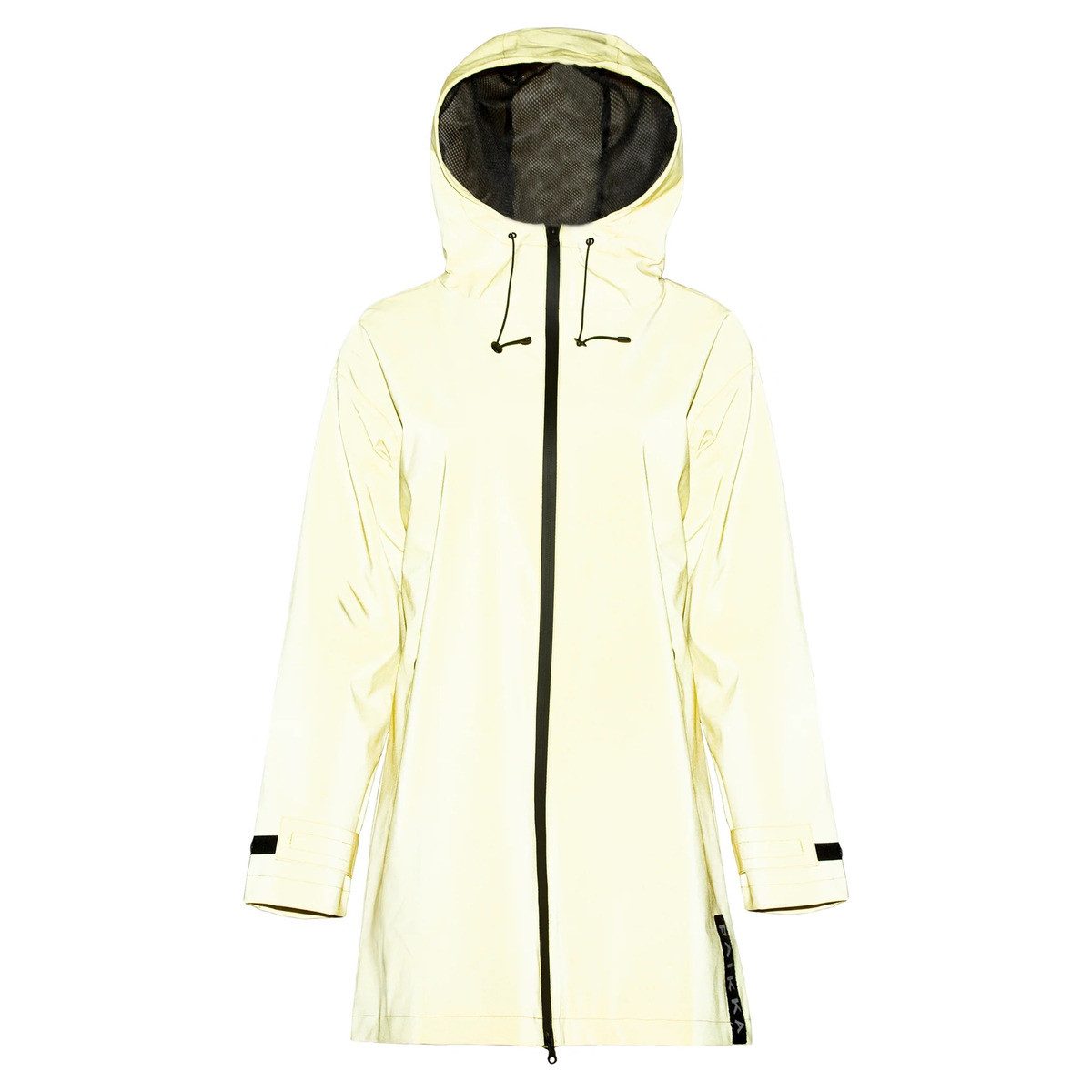 PAIKKA Outdoorjacke Regenmantel für Zweibeiner reflektierend Damen "Human Visibility Rain