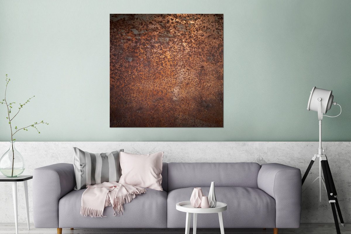 MuchoWow Metallbild Stahl - Rost - günstig online kaufen