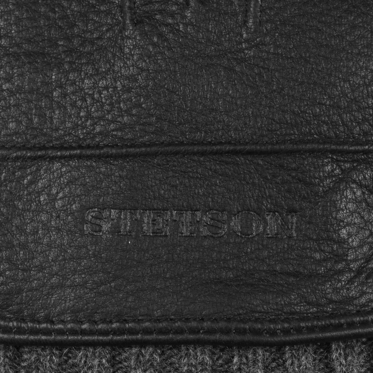 Stetson Lederhandschuhe (1-St) Fingerhandschuhe mit Futter