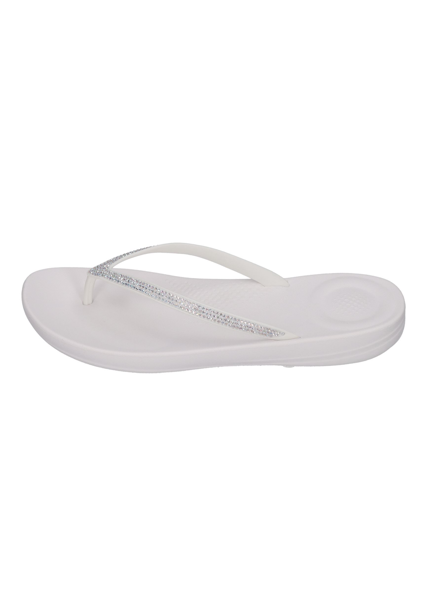 Fitflop IQUSHION SPARKLE Zehentrenner Urban White
