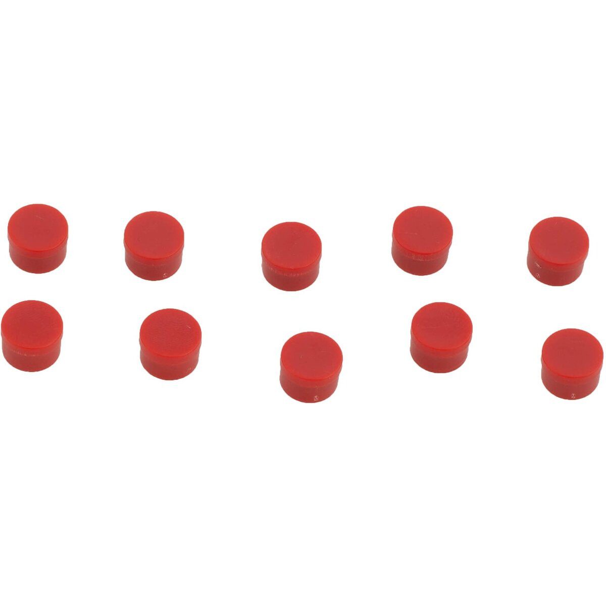 Ultradex Magnet Magnete rund 10mm VE=10 Stück rot