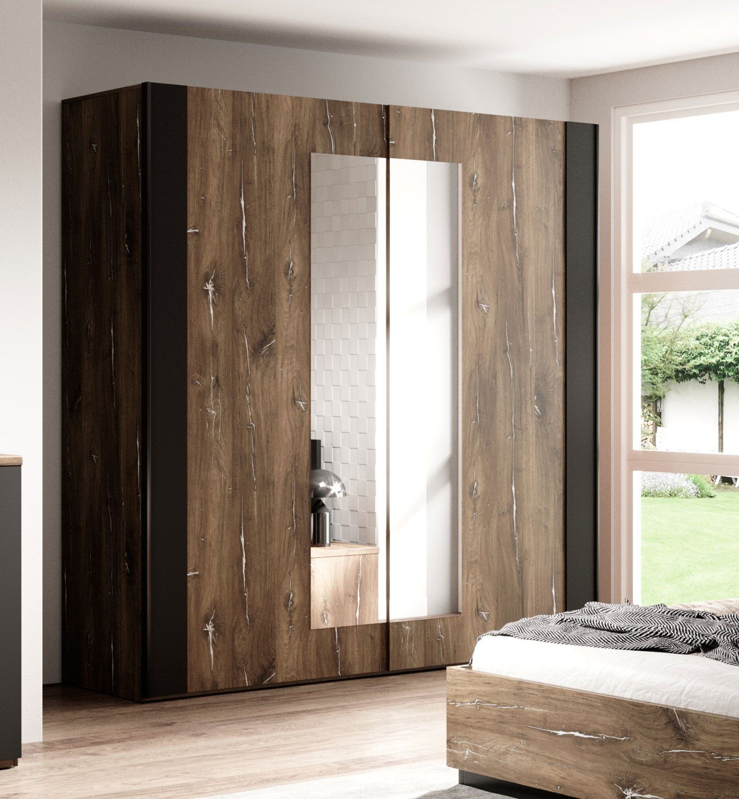 Helvetia Schwebetürenschrank Sigma (1-St) 200cm Ausführung wählbar
