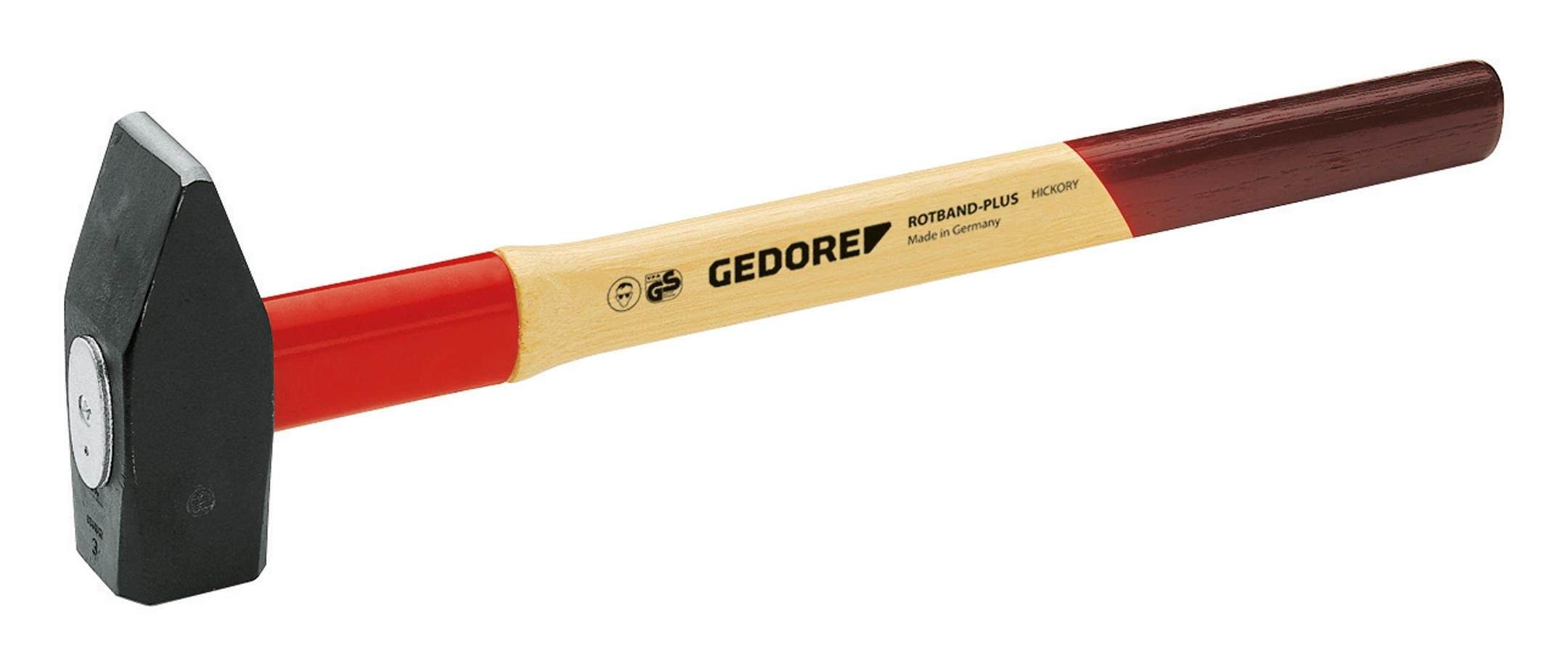 Gedore Vorschlaghammer, Hickory 5 kg Rotband