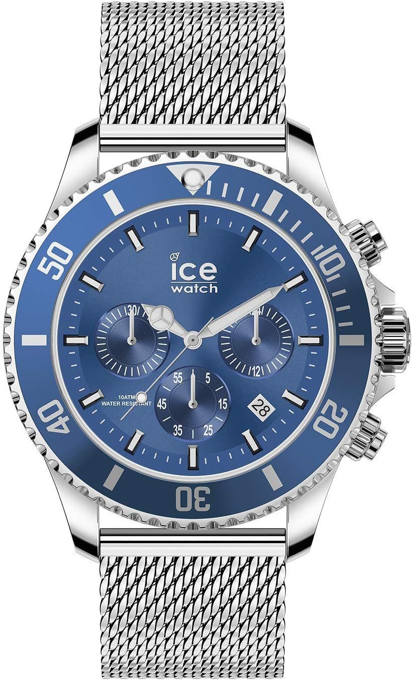 ice-watch Quarzuhr ICE steel Mesh Blue Chrono günstig online kaufen