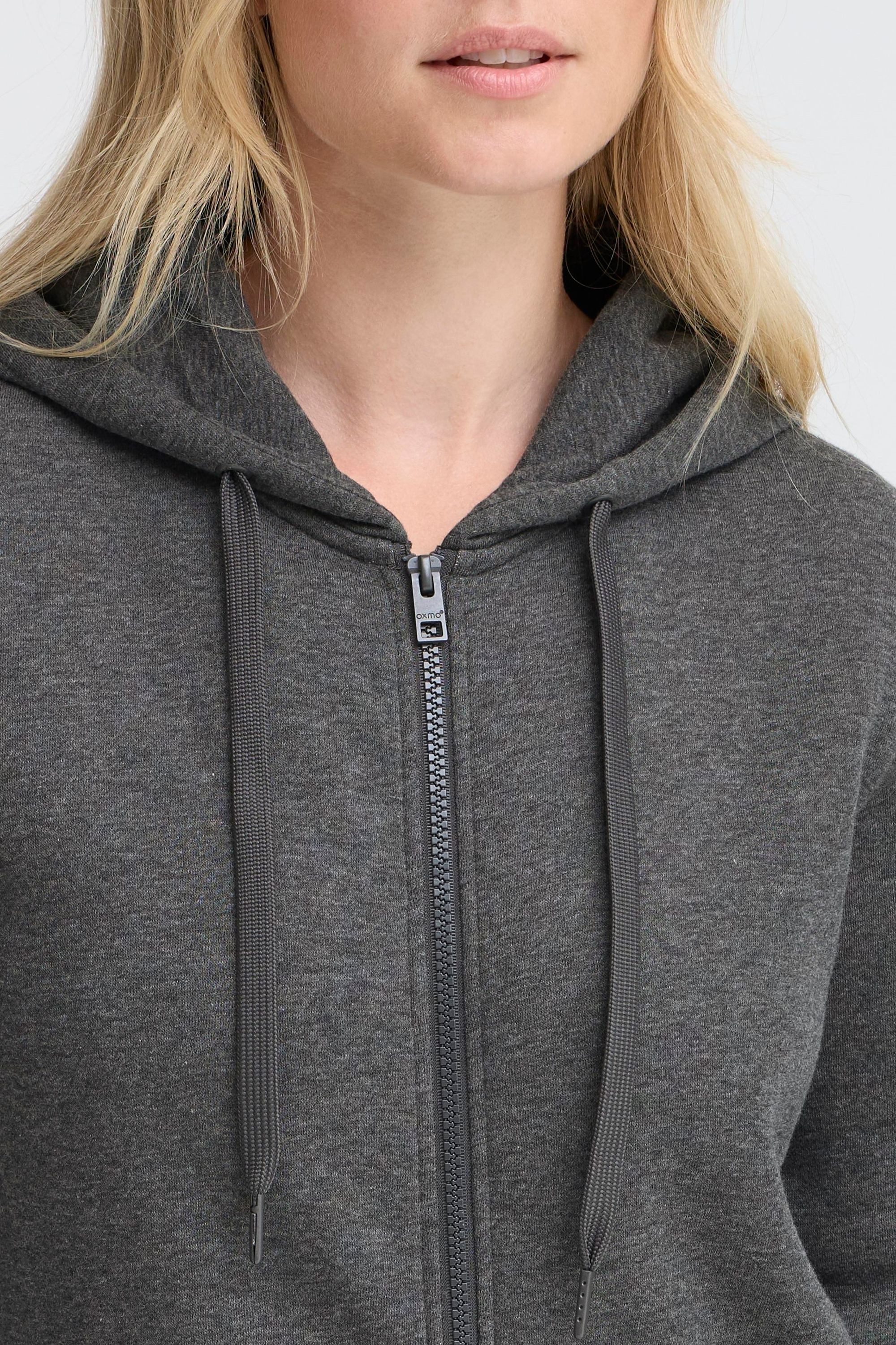 OXMO Kapuzensweatjacke OXKaren Gemütliche Sweatjacke – Bild 5 von 5