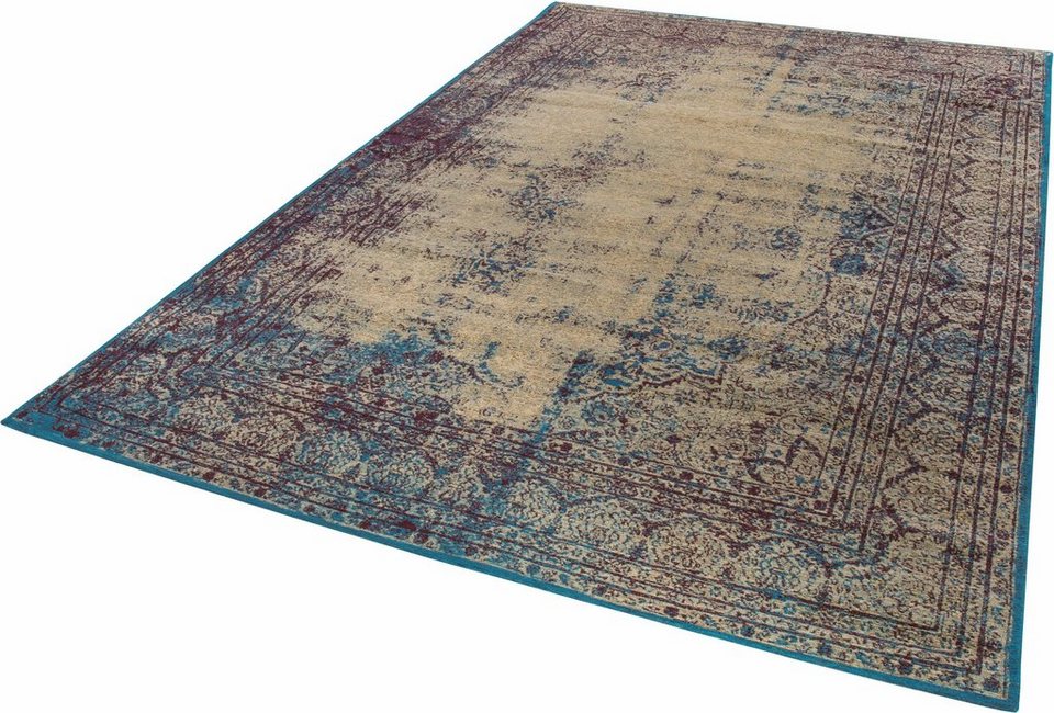Teppich Antique 3, LUXOR living, rechteckig, Höhe: 10 mm, besonders weich  durch Microfaser, Orient-Optik, Vintage Design