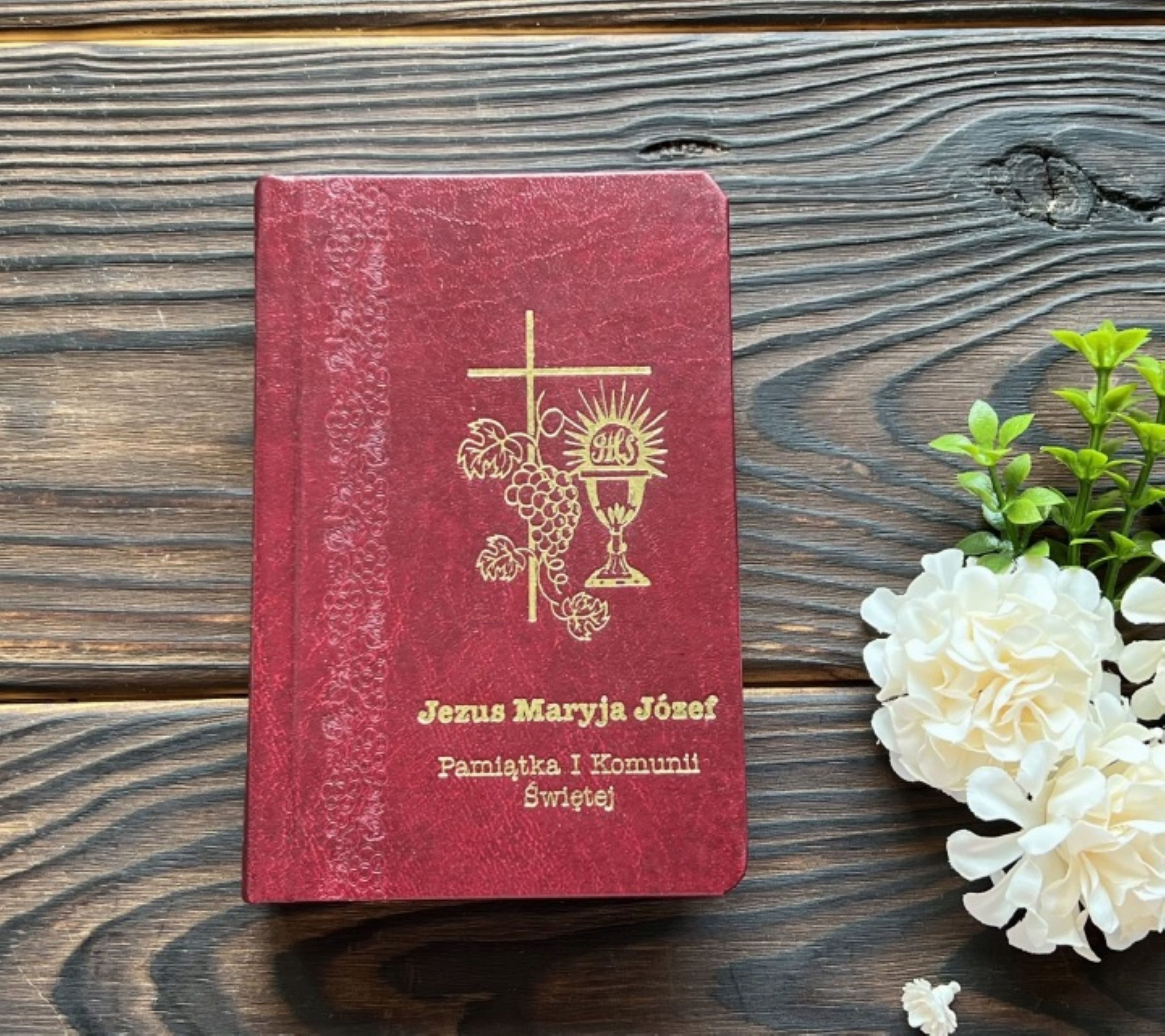 Festivalartikel Kommunionskarte Gebetbuch Kommunion Kinder Bordeaux Erstkommunion Geschenk