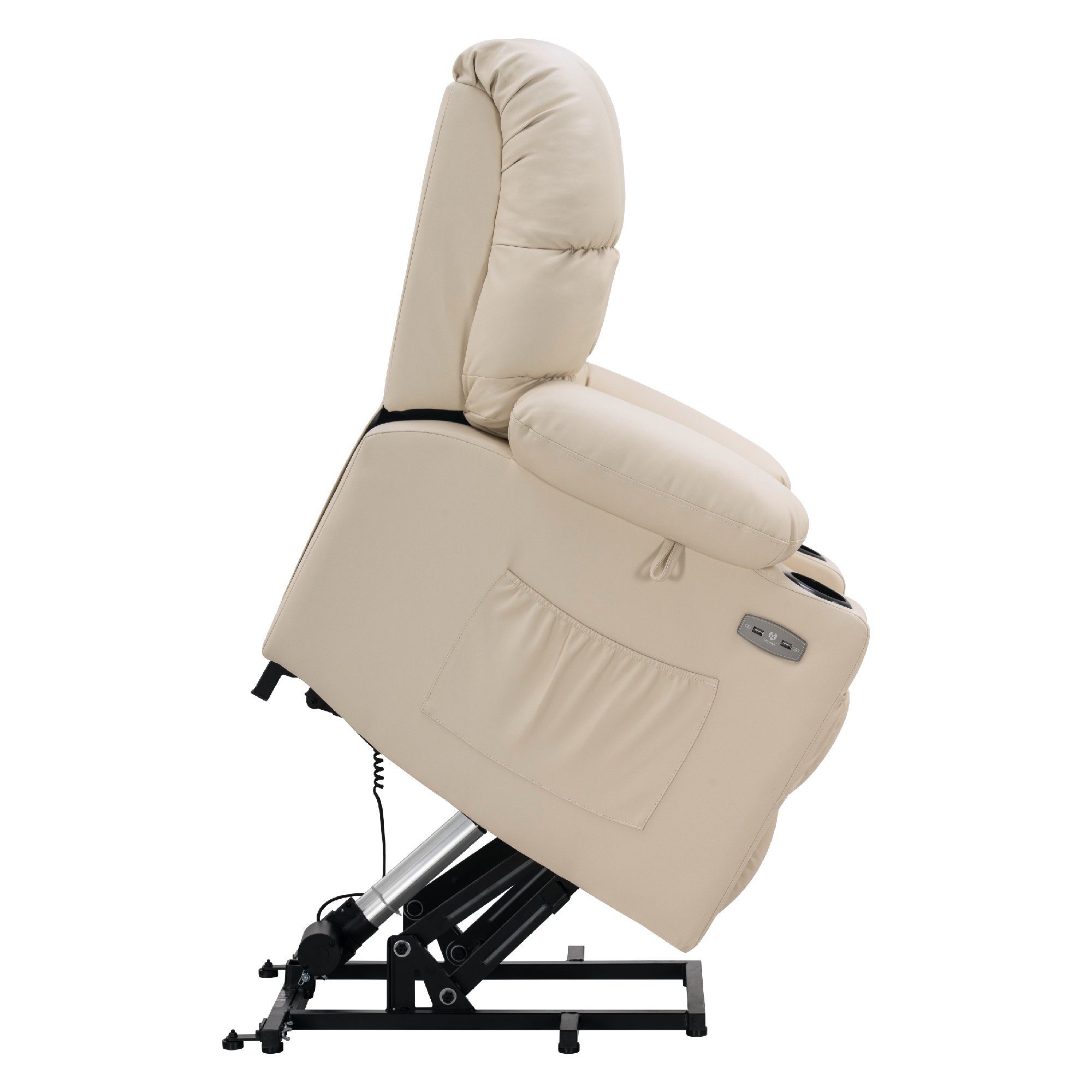 MCombo Relaxsessel MCombo elektrische Aufstehhilfe Relaxsessel 7550 (Fernsehsessel mit Aufstehhilfe Elektrisch, 3 Motoren), mit Relaxfunktion