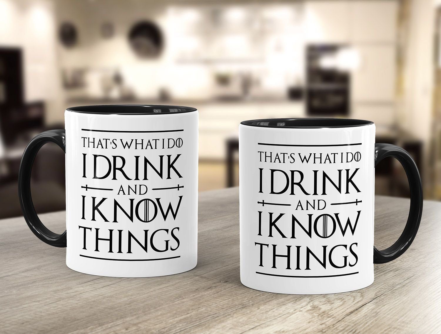 and Serienfans Kaffee-Tasse Geschenkidee I Keramik things Tasse und know drink i MoonWorks MoonWorks®, Spruch Bürotasse für