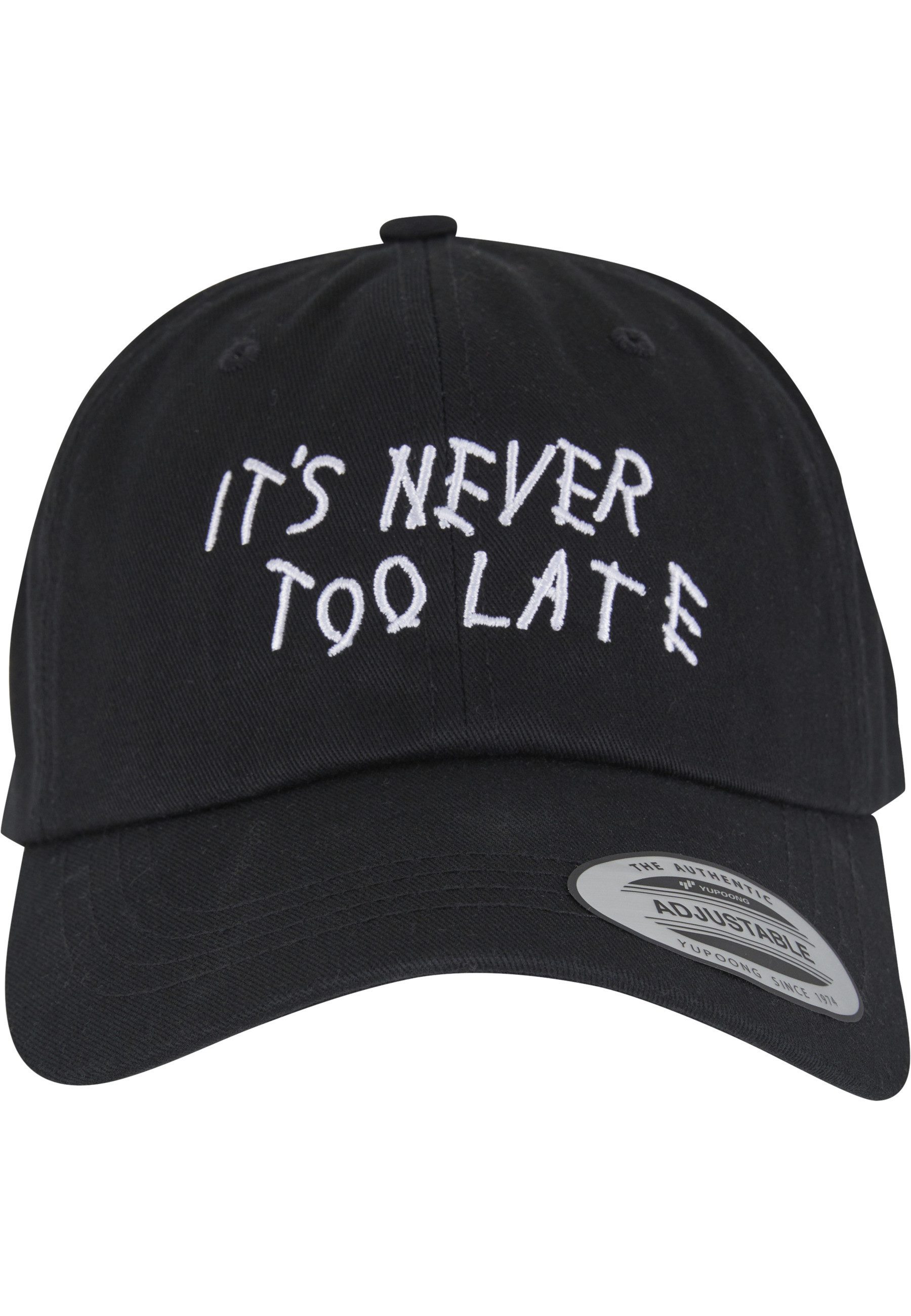 Snapback Cap MisterTee Never Too Late Dad Cap
