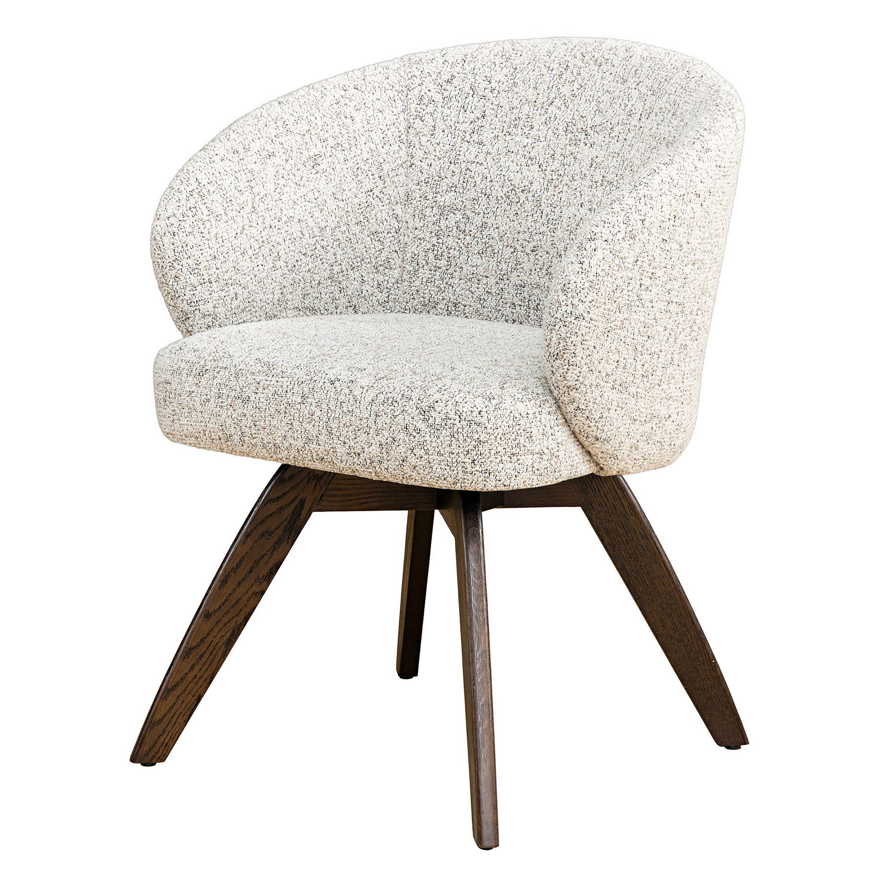 riess-ambiente Drehstuhl WALKÜRE beige - Strukturstoff, Federkernpolsterung günstig online kaufen