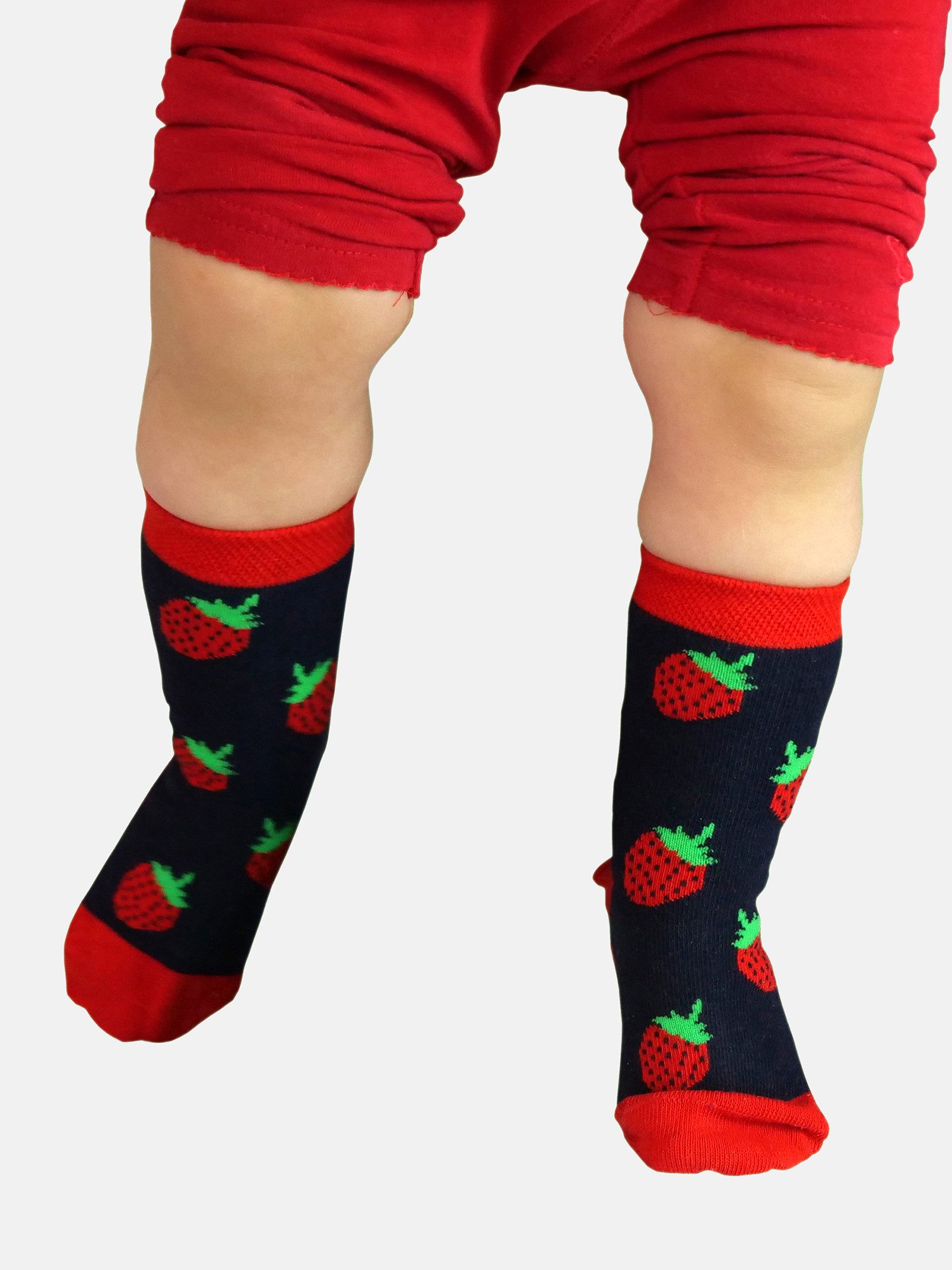 UnaBux Freizeitsocken Prints (4-Paar) Motive Bunt Baby