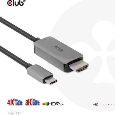 CLUB3D CLUB3D Kabel USB 3.2 Typ C > HDMI 2. HDMI-Kabel