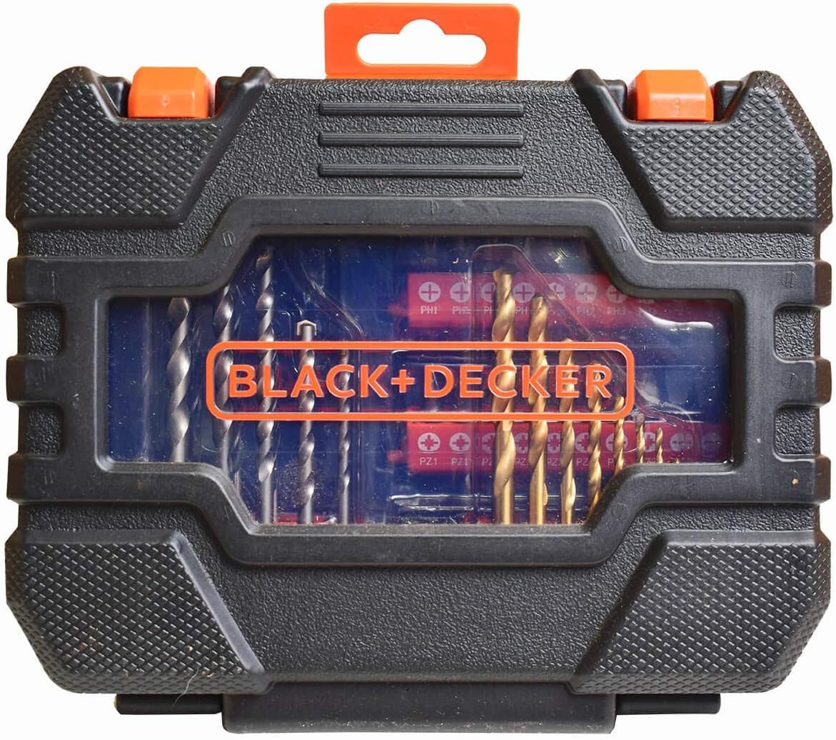 Black + Decker Bohrer- und Bit-Set Bohrer- und Schrauberbit-Set (50-teilig), (1-tlg)