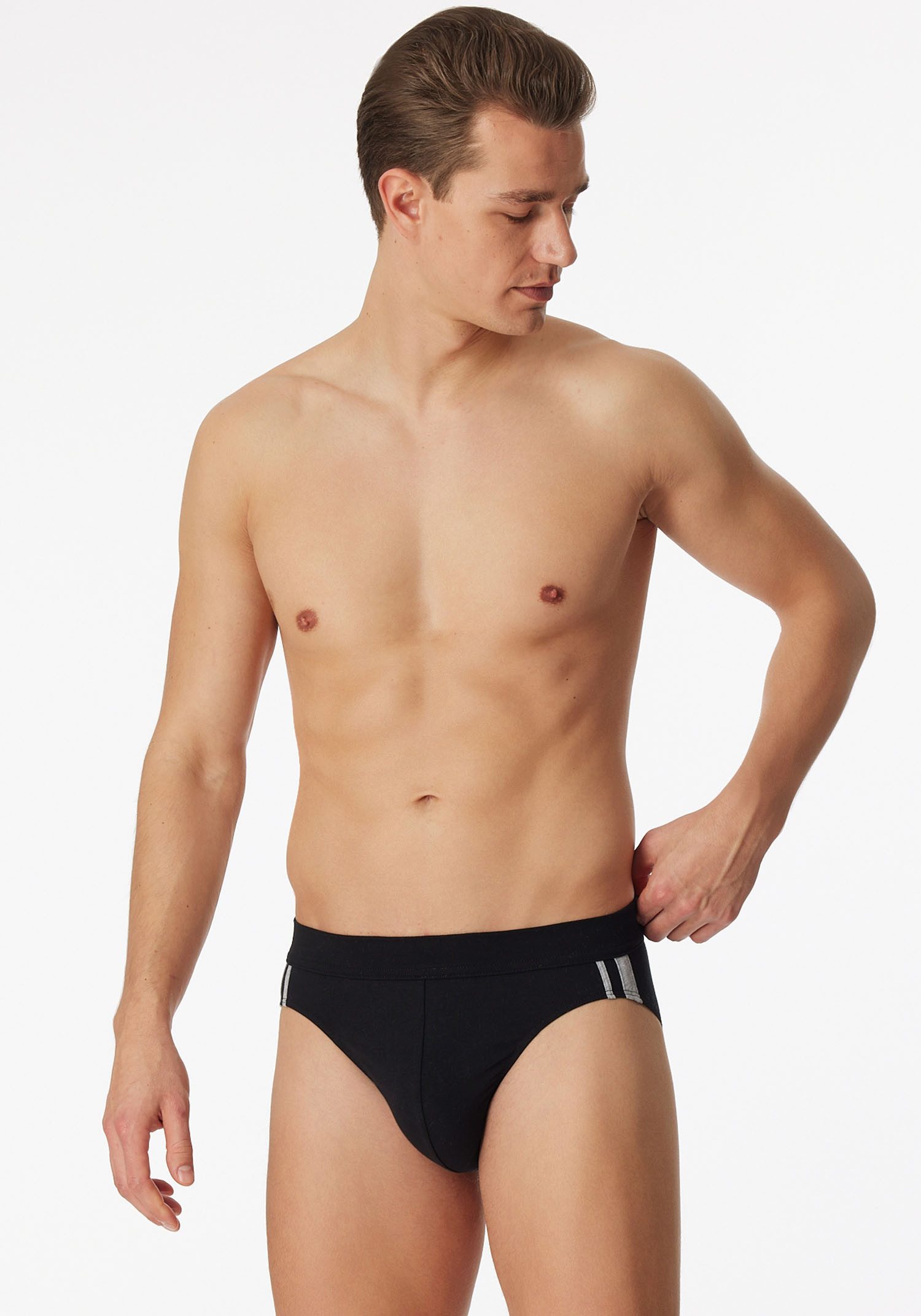 Schiesser Rioslip 95/5 (3er-Pack) mit softem, tonalem Bund