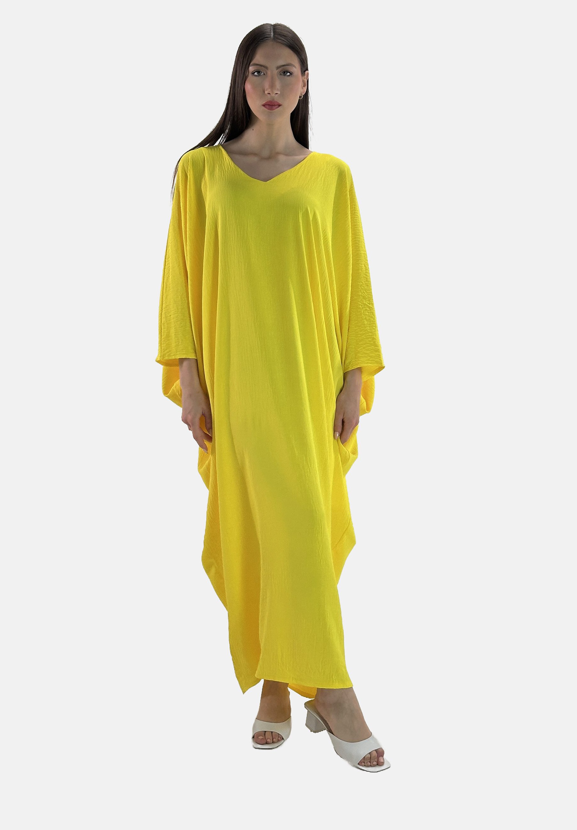 Elara Maxikleid — Sommer Abaya One Size – Luftiges Maxikleid mit weitem Schnitt