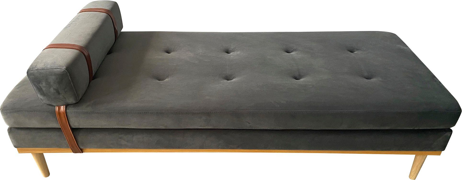 SalesFever Daybed Bett: Entspannung pur, Entspannung pur: Tagesliege mit Kopf- und Nackenstütze