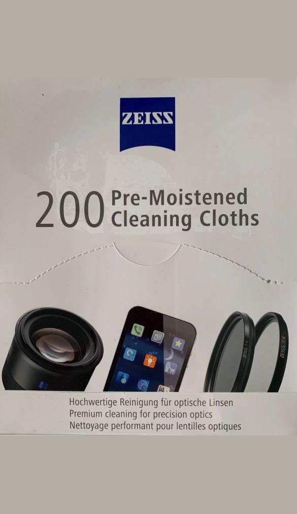 ZEISS Schutzfolie Feuchttücher 200 Stck.