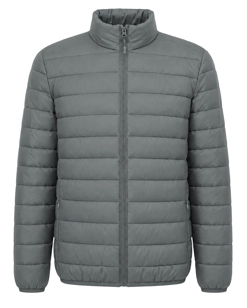 Allthemen Winterjacke Leichte Herren Steppjacke mit Stehkragen Warm Verstaubar Winterjacke