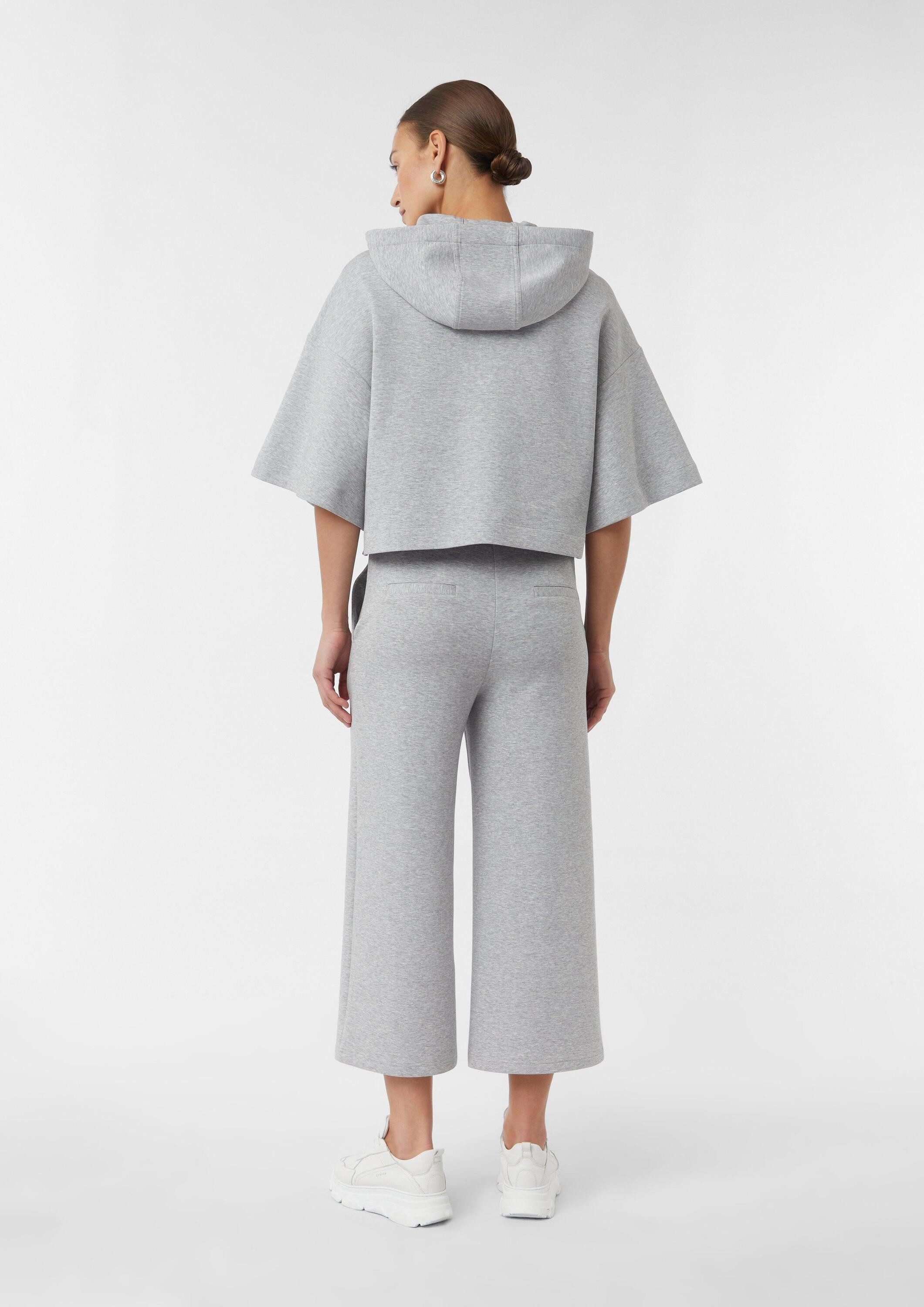 comma 3/4 Arm-Pullover Sweatshirt Oversize-Sweatshirt mit Kimono-Ärmeln