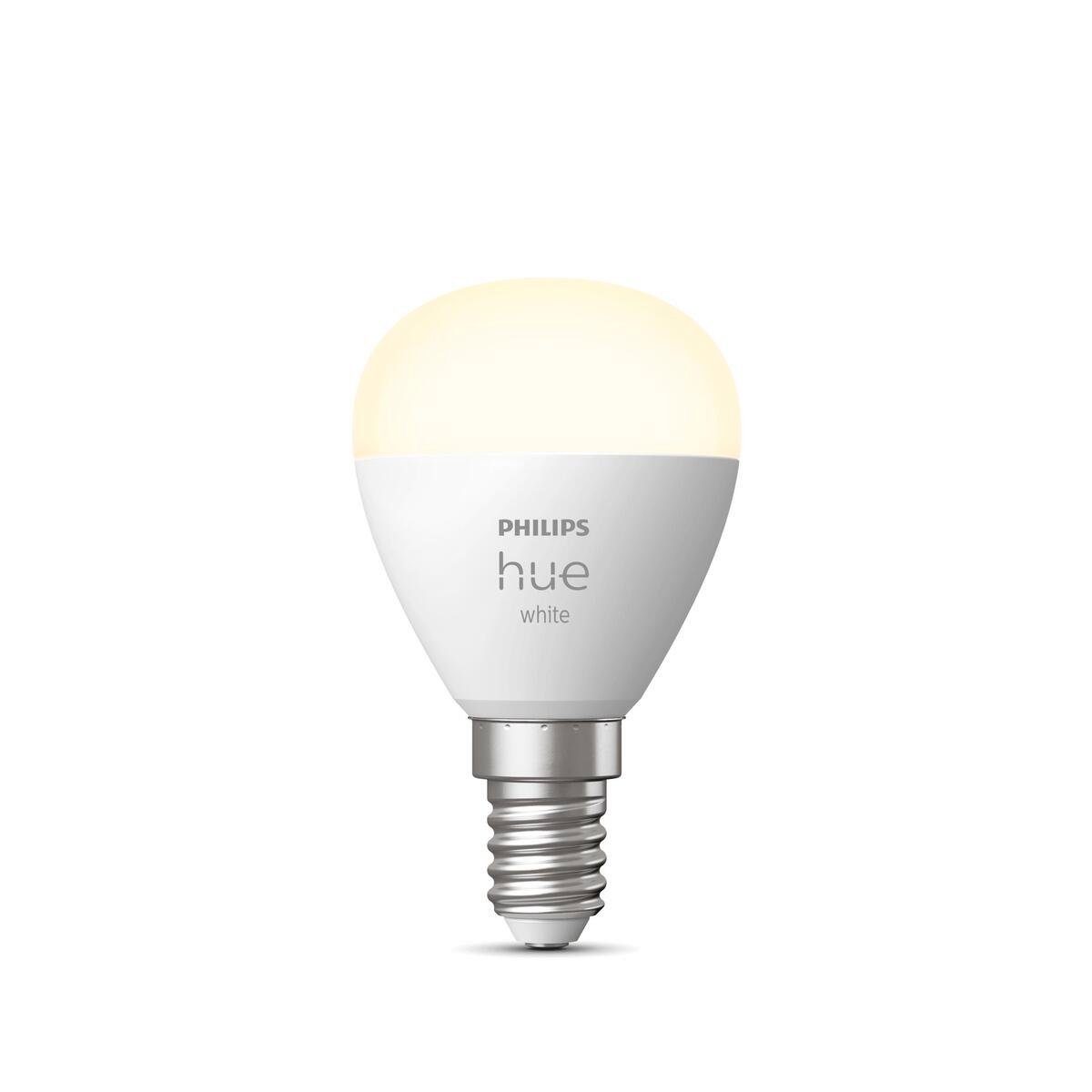 Philips Hue E14, Einzelpack, LED-Leuchtmittel E14 Warmweiß Leuchtmittel LED