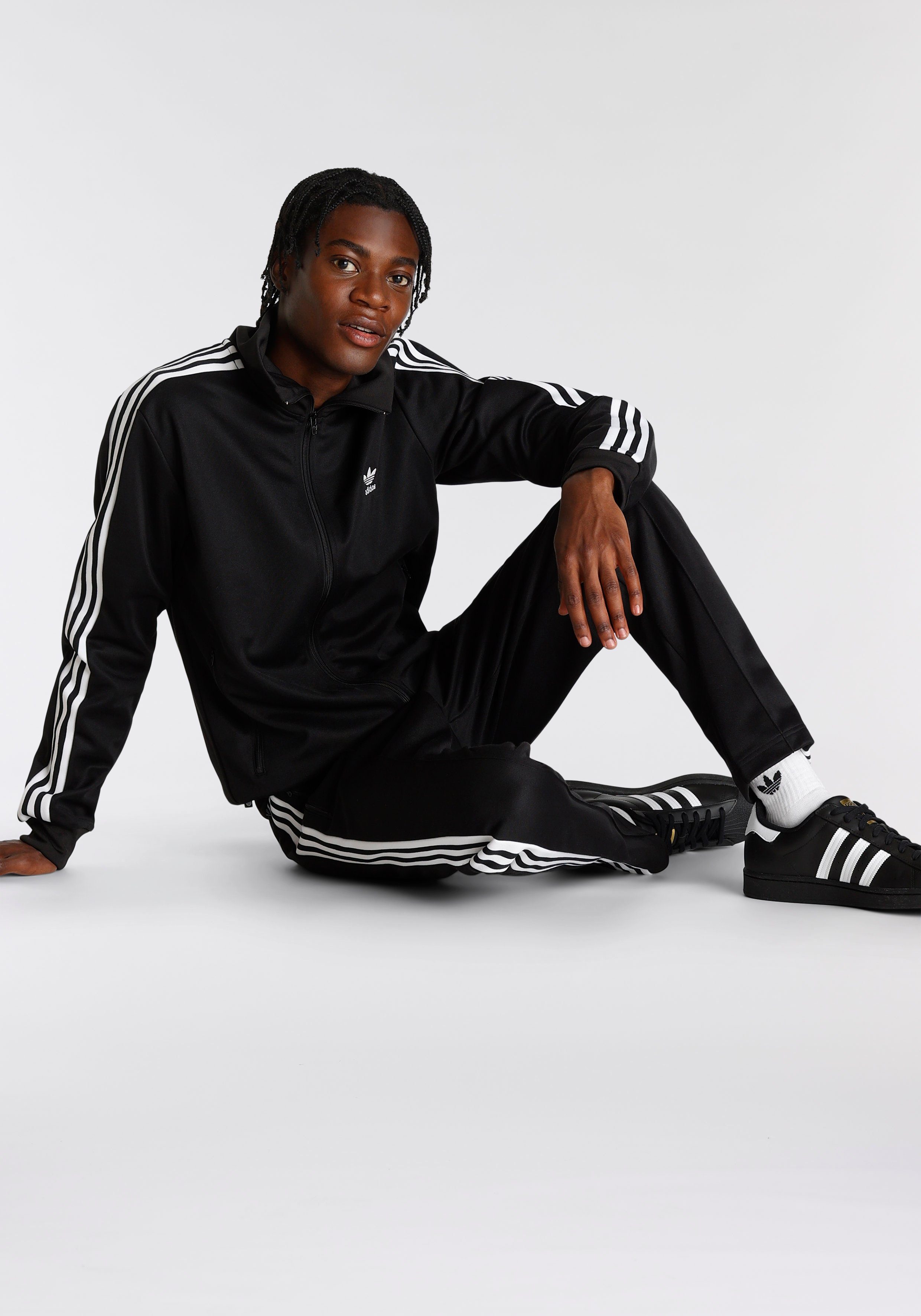 Trainingsjacke BECKENBAUER ORIGINALS adidas Black Originals ADICOLOR CLASSICS