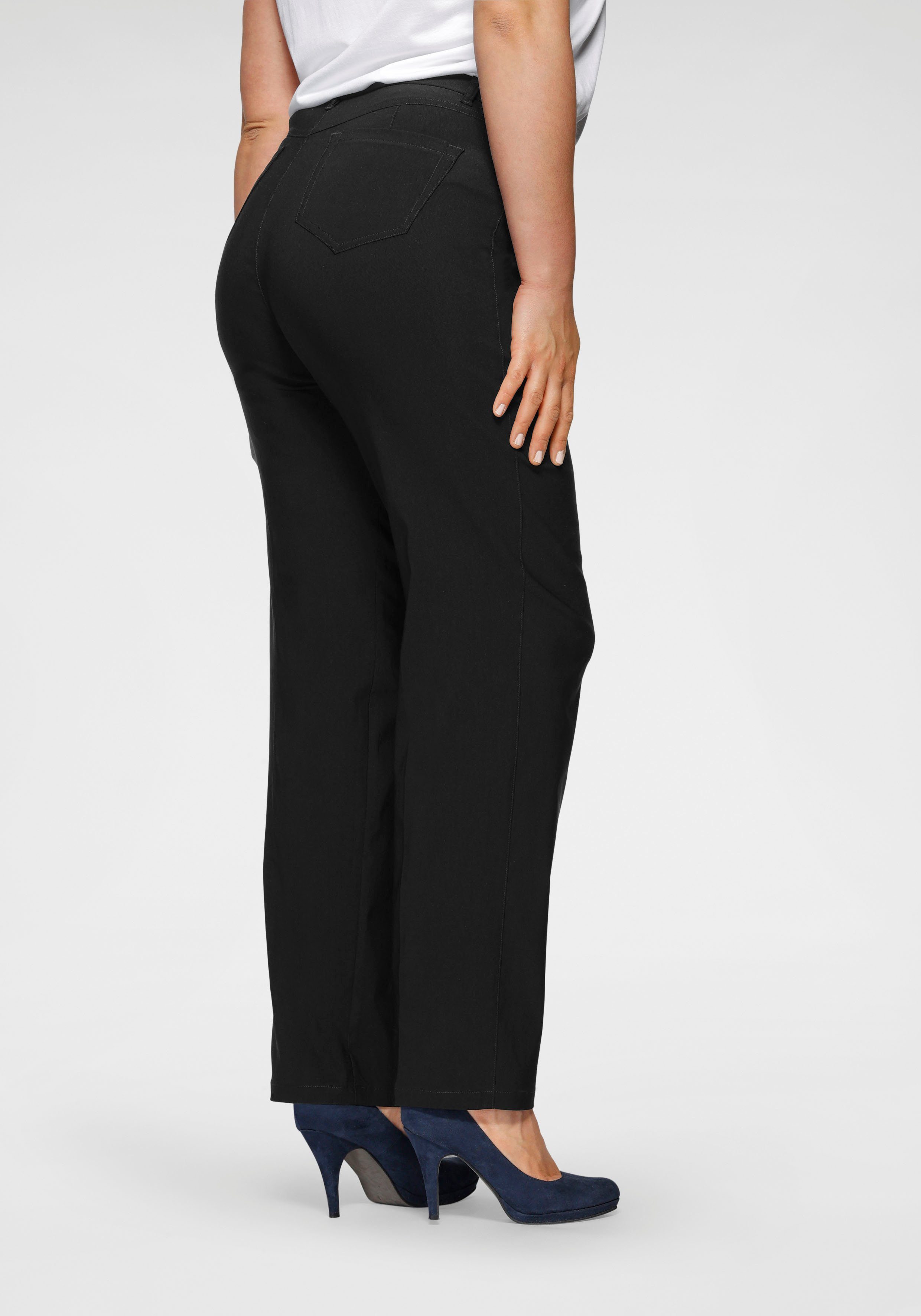 KjBRAND Stretch-Hose Babsie Bengaline: Bequemer Oberschenkel aus Stretch-Material