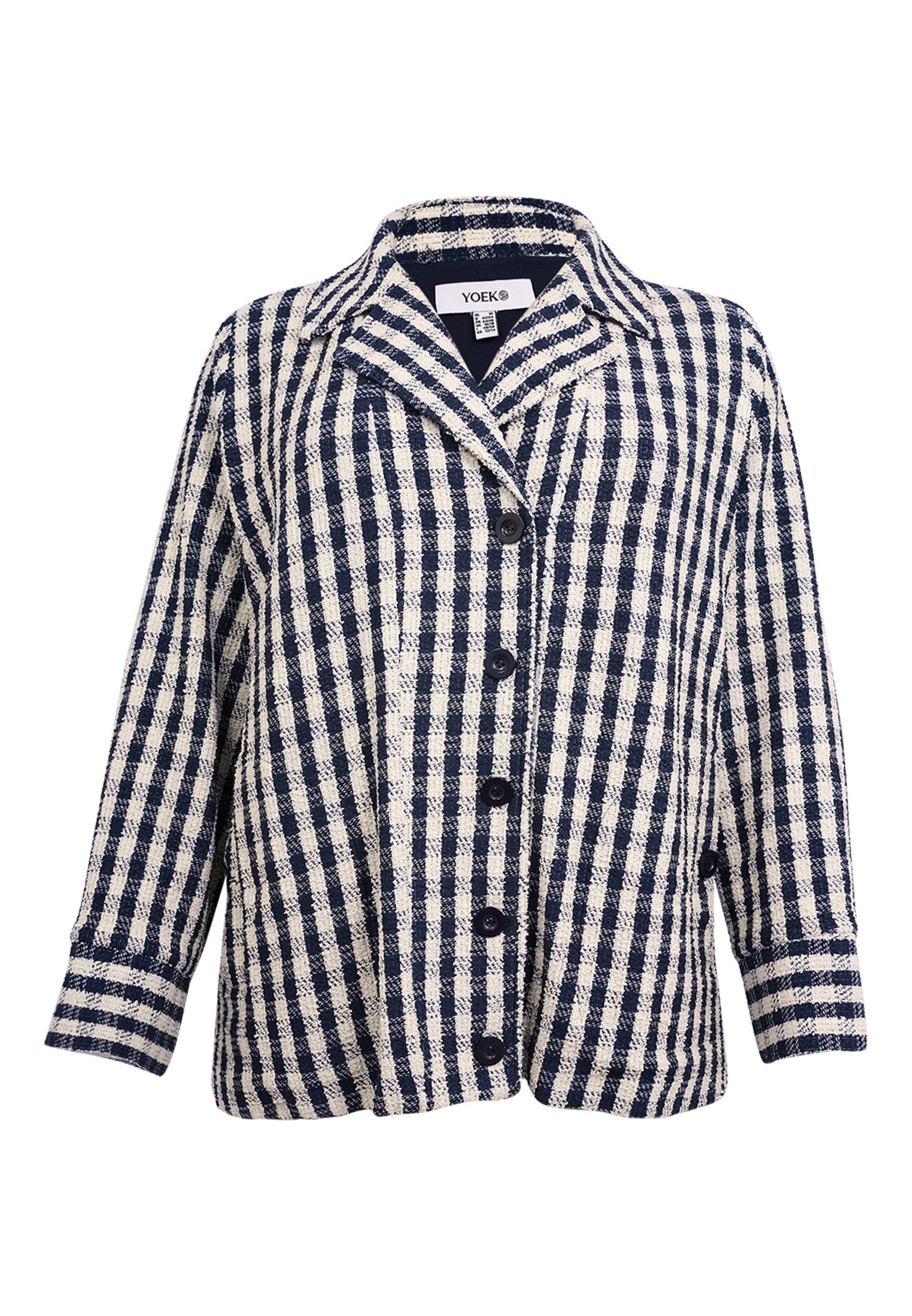 YOEK Langmantel Damen Jacke mit Langarm