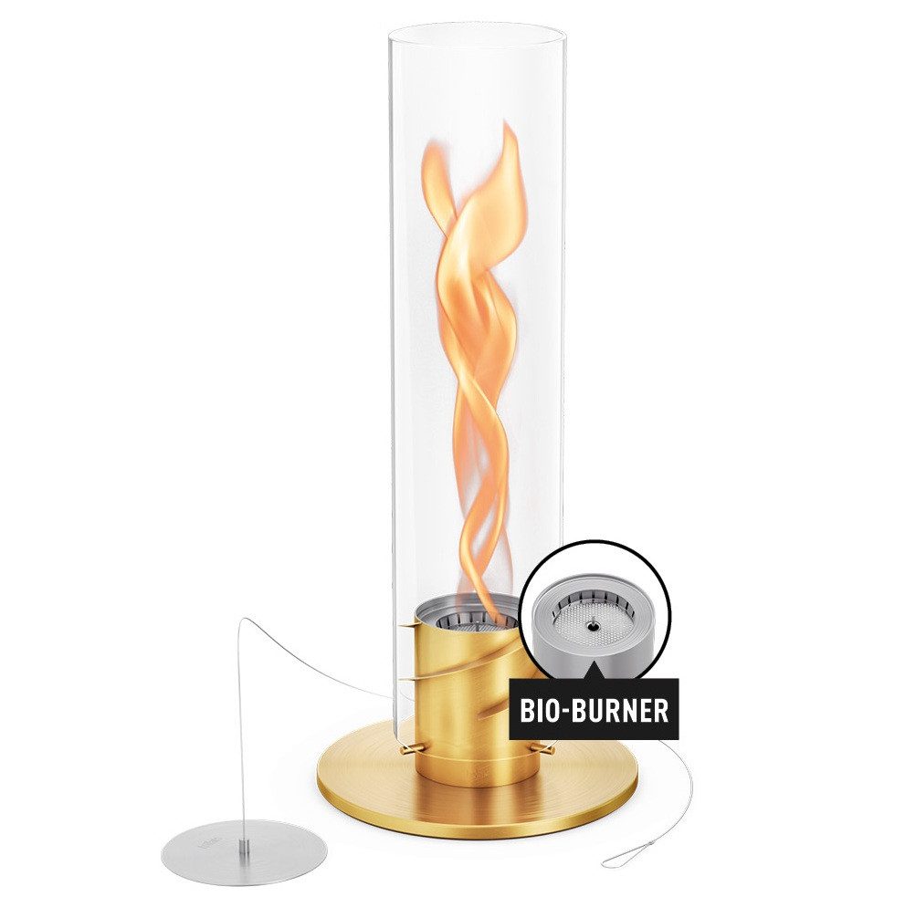 höfats Tischfeuer SPIN 900, 1200, 1500 (wärmender Tischkamin für Indoor und Outdoor, NEUES Modell mit verlängerter Brenndauer), innovative Brennertechnologie